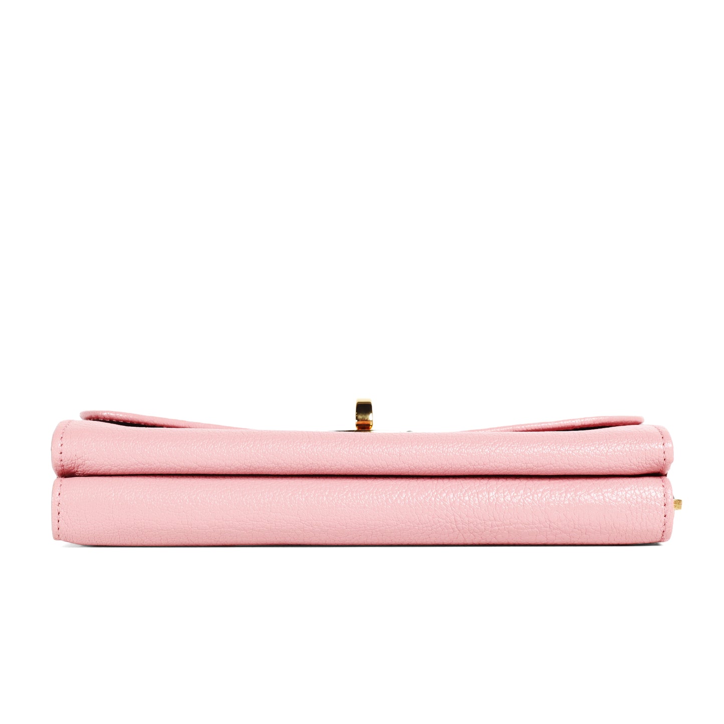 Pre-Owned Miu Miu Pink Grained Calfskin Long Wallet 59736587