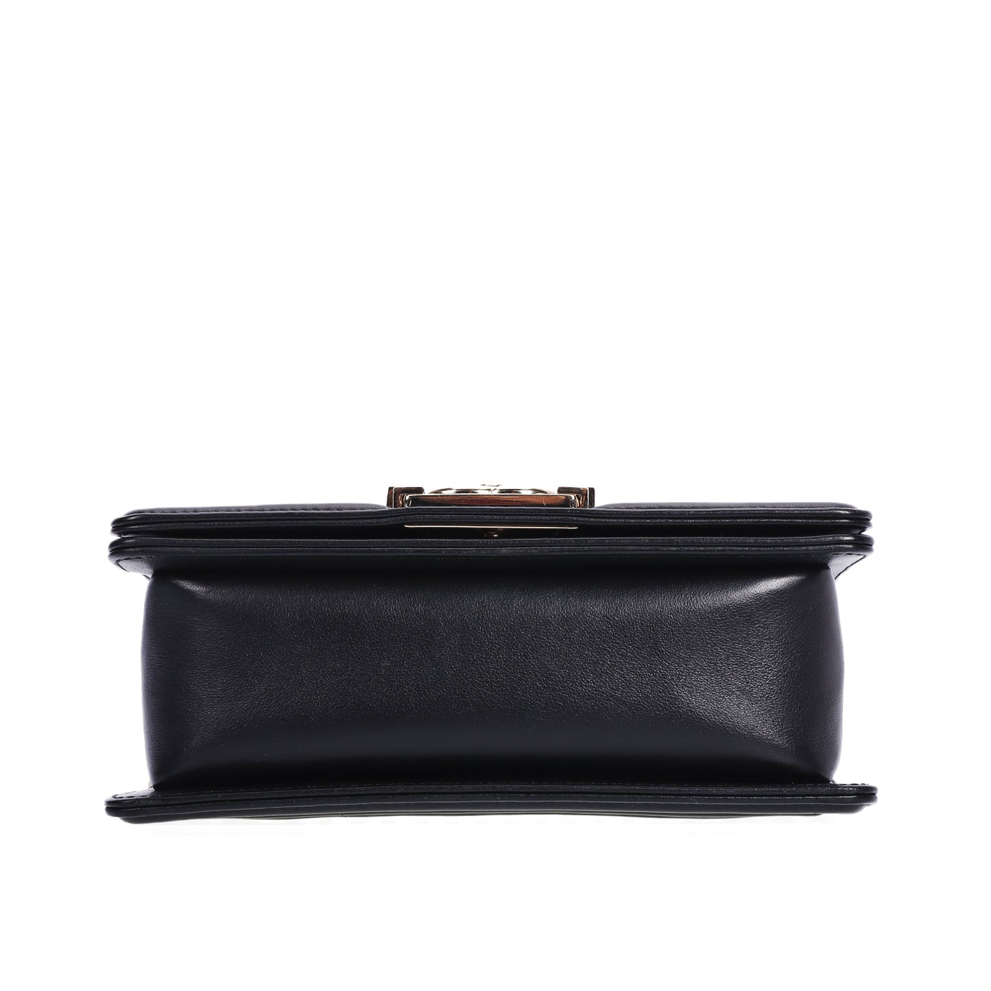 Pre-Owned Chanel Le Boy Small Size Black Calfskin Crossbody Bag 60641292 L