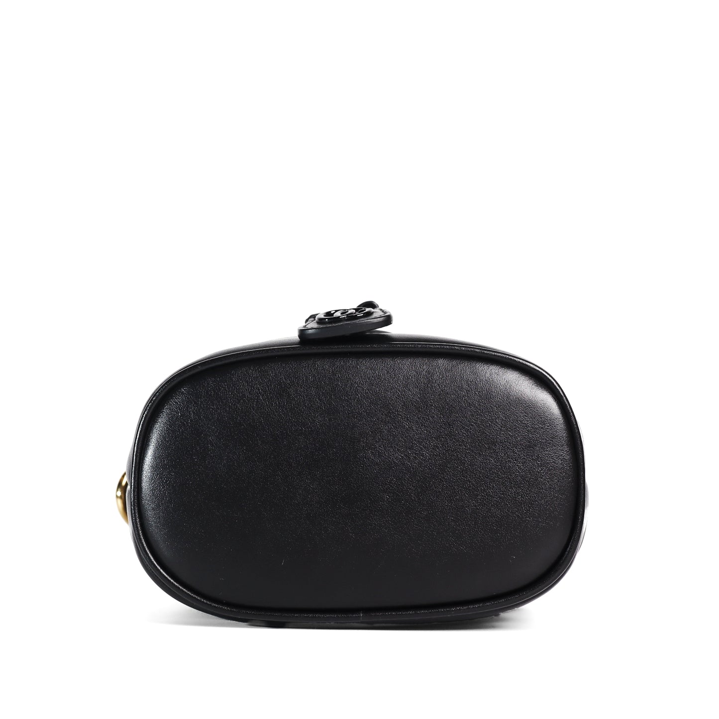 Pre-Owned Gucci Black  Matelassé  Calfskin  Crossbody Bag 61843833