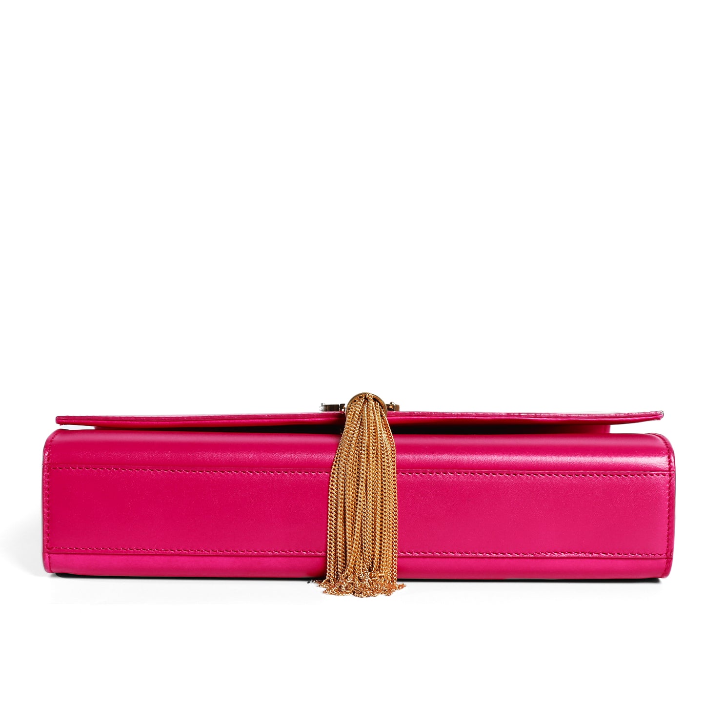 Pre-Owned Yves Saint Laurent Monogram Pink Leather Chain Shoulder Bag 62899588