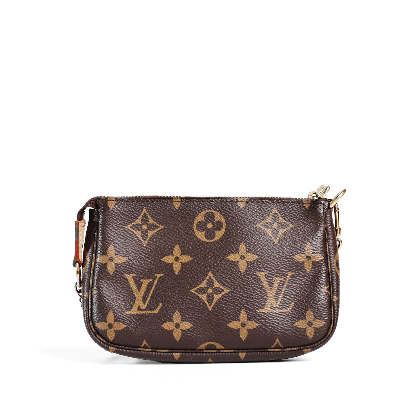 Pre-Owned Louis Vuitton  Pochette Accessoires Brown Coated Canvas Small Leather Goods 63824384