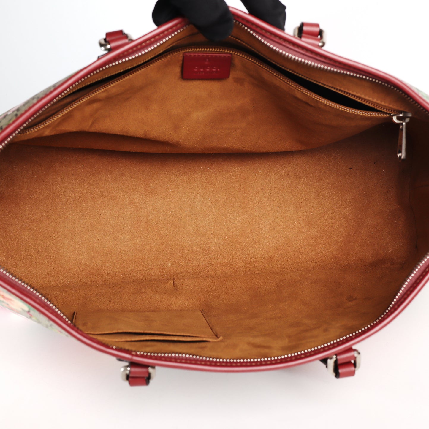 Pre-Owned Gucci GG Supreme Blooms Multicolor Coated Canvas Top Handle Bag 63887806