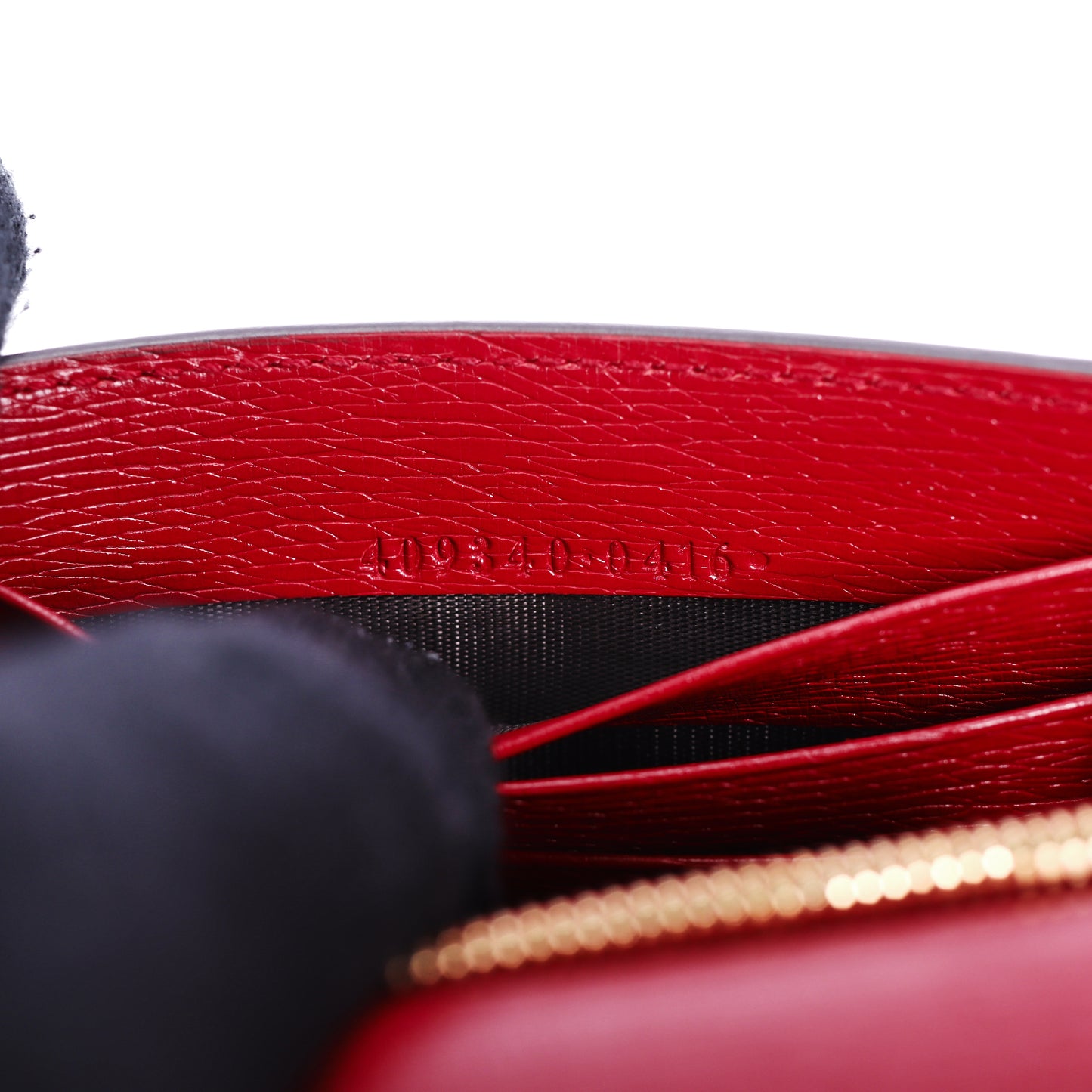 Pre-Owned Gucci Interlocking Red Floral Print Patent Calfskin Crossbody Bag 64888516