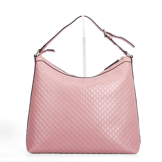 Pre-Owned Gucci  Pink Guccissima Calfskin Shoulder Bag 65111949