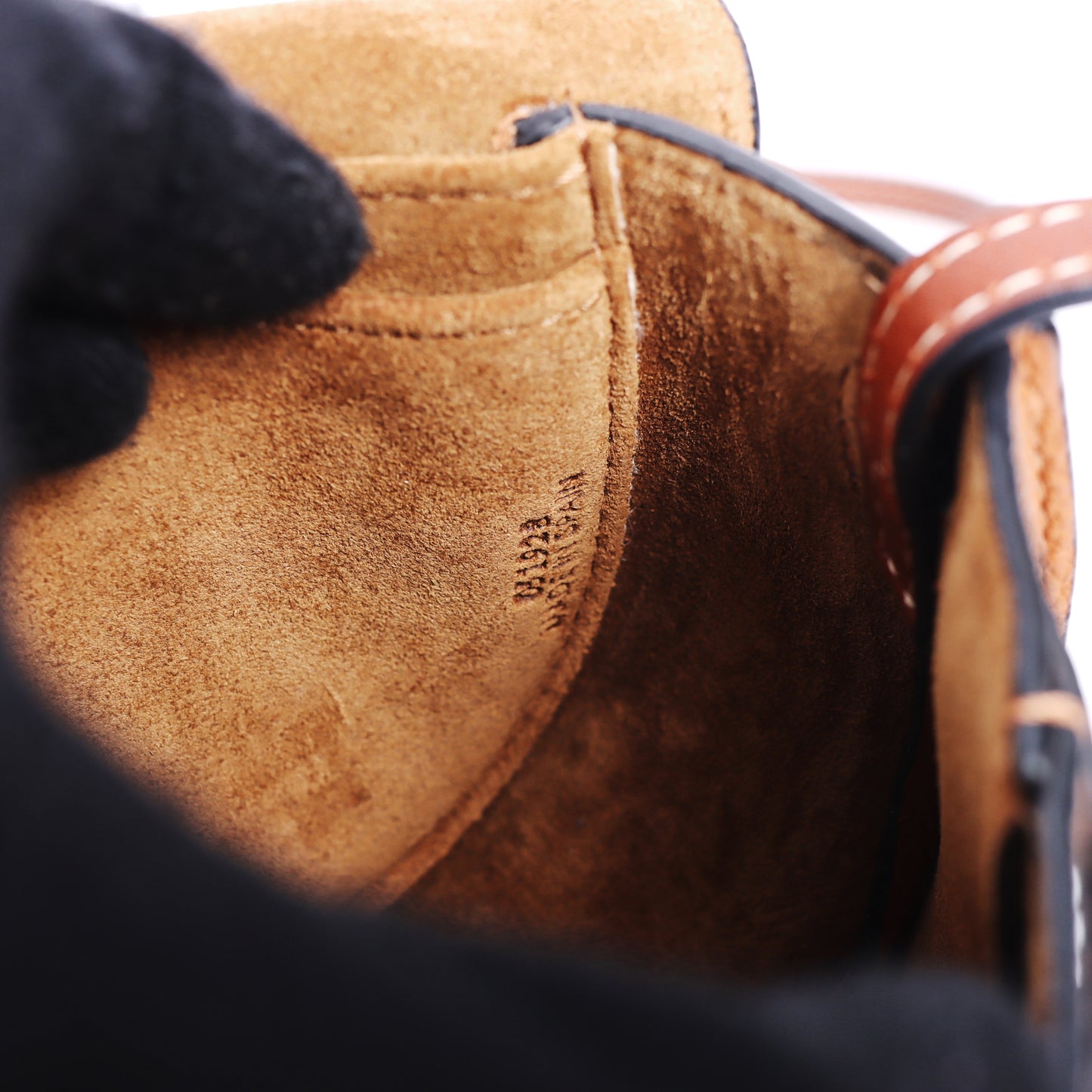 Pre-Owned Loewe Gate Tan Calfskin Crossbody Bag 65546791