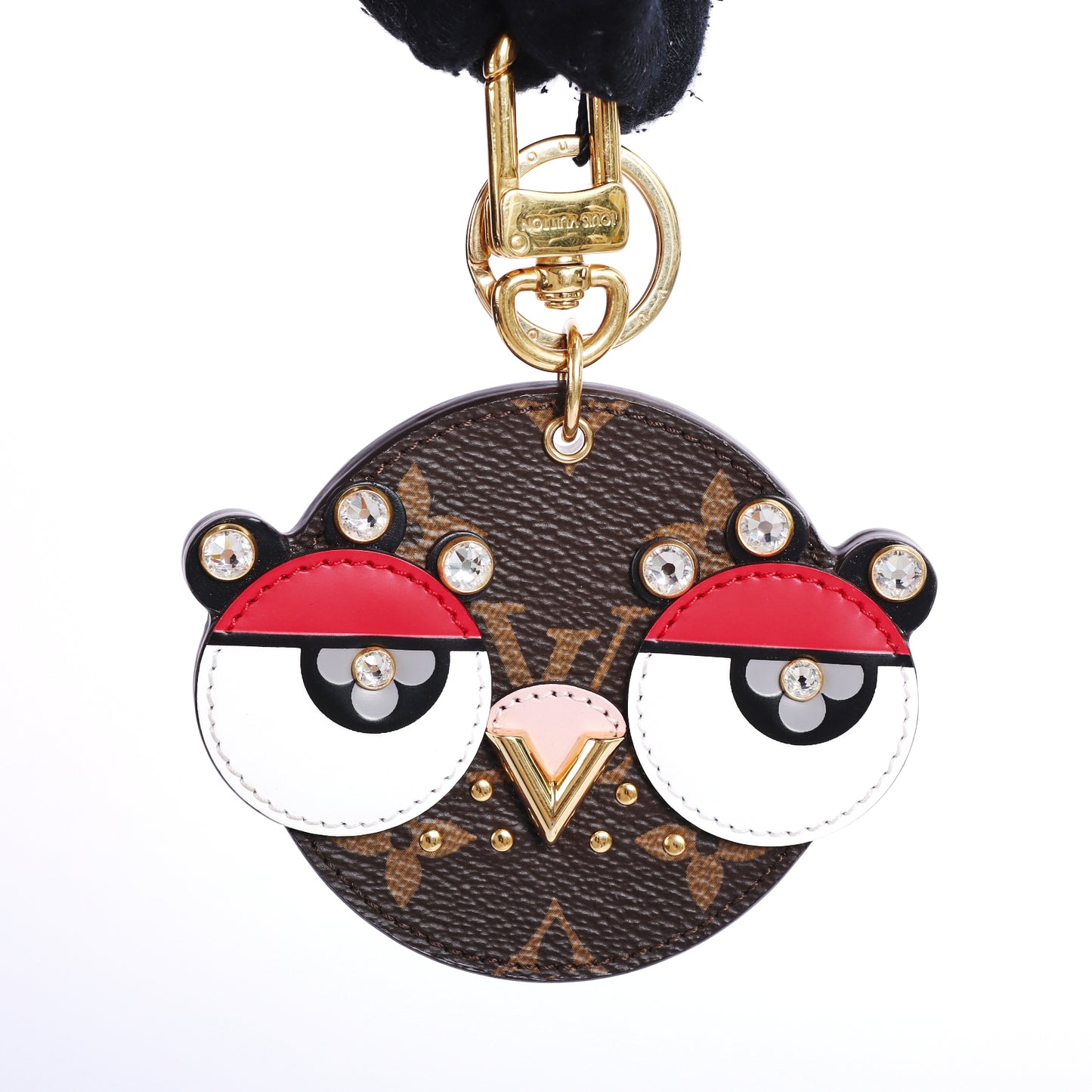 Pre-Owned Louis Vuitton Vivienne Brown Coated Canvas Bag Charm 65786123