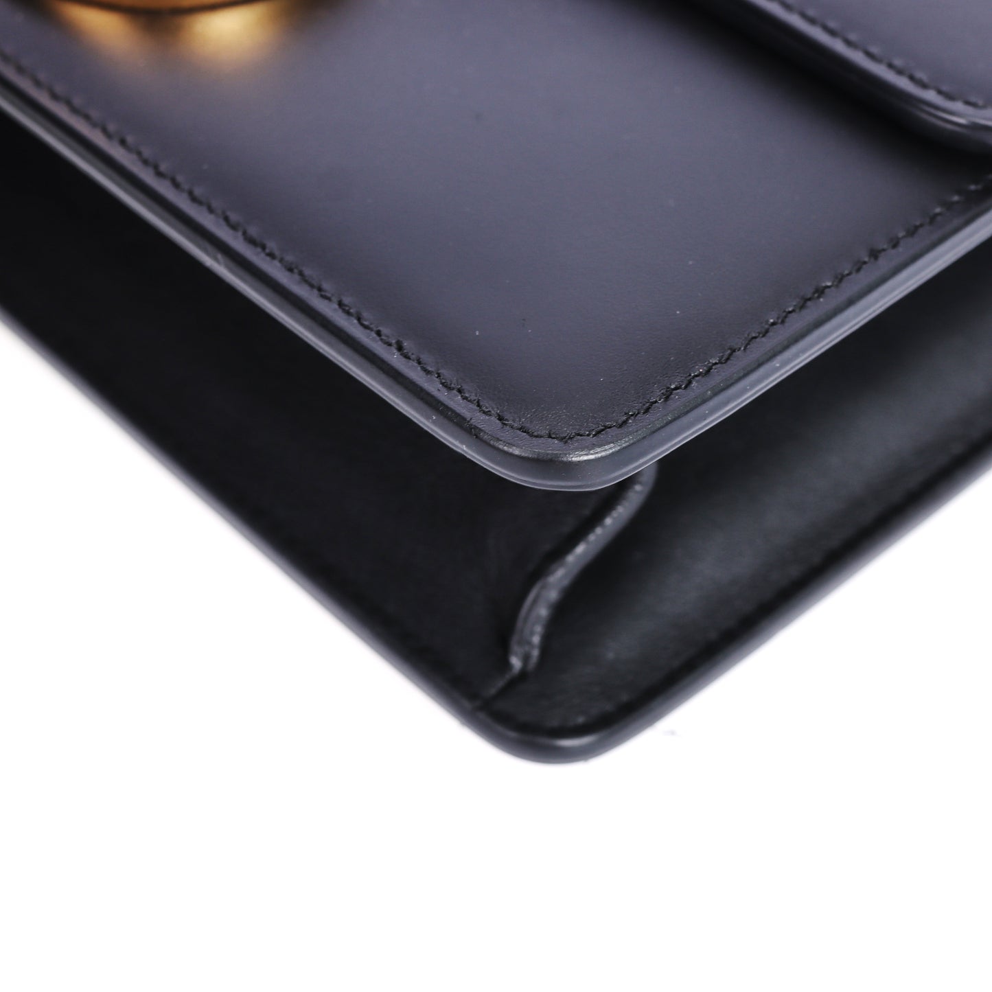 Pre-Owned Dior 30 Montaigne Black Calfskin Shoulder Bag 66690010