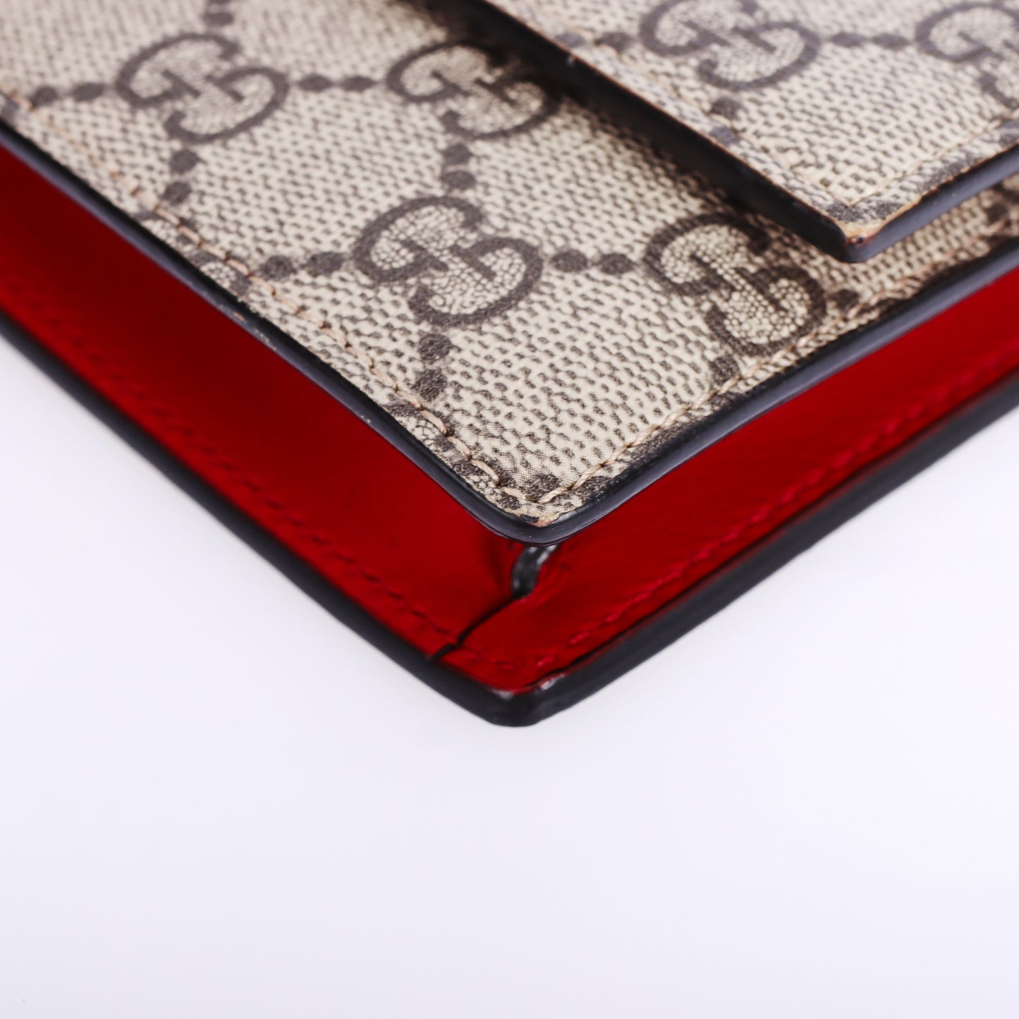 Pre-Owned Gucci Cherry GG Supreme Coated Canvas Shoulder Bag 67880018