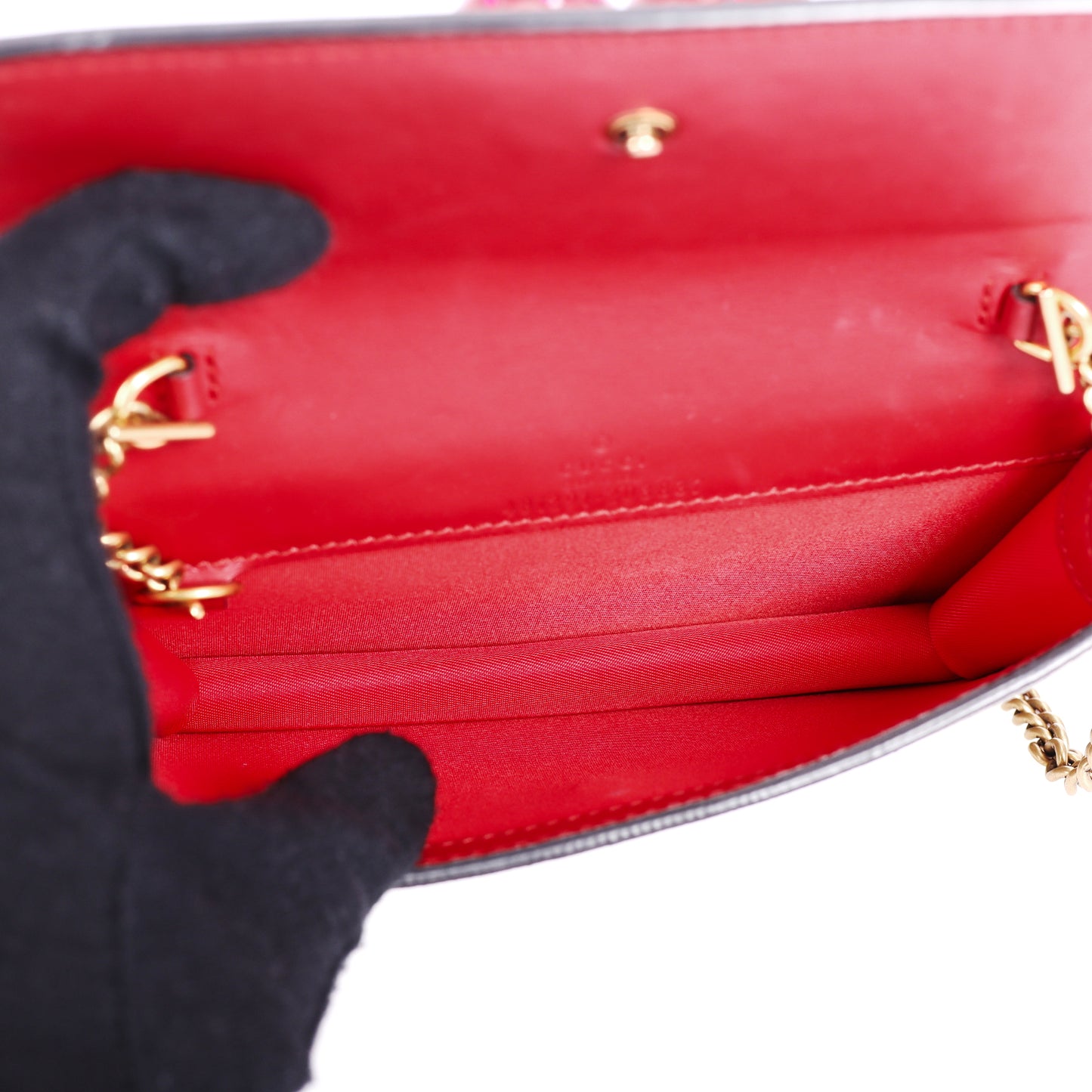 Pre-Owned Gucci Cherry GG Supreme Coated Canvas Shoulder Bag 67880018