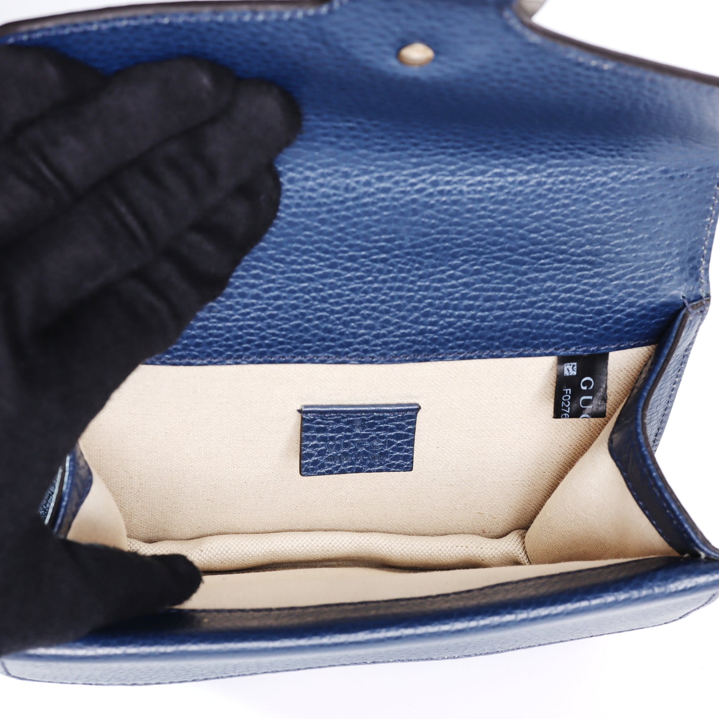 Pre-Owned Gucci Dionysus Blue Calfskin Crossbody Bag 68597206