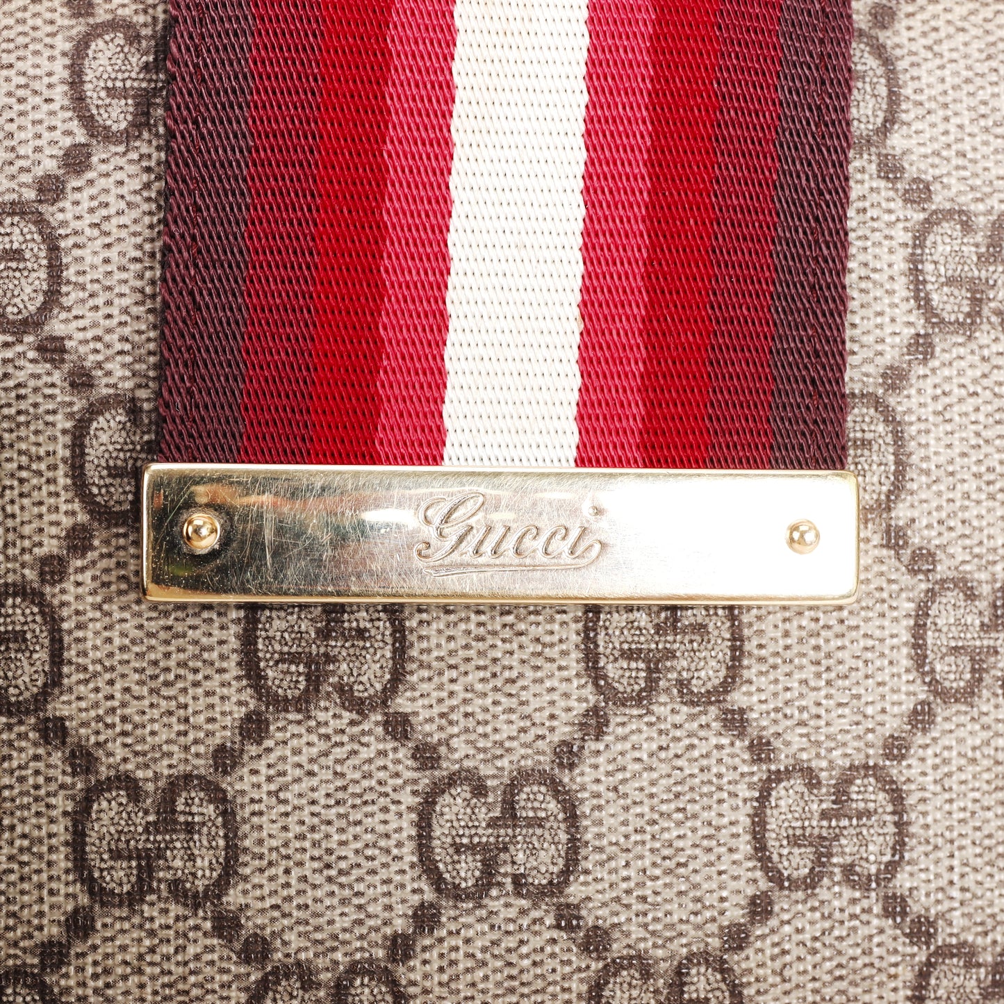 Pre-Owned Gucci GG Supreme Beige Coated Canvas Wallet 68657396