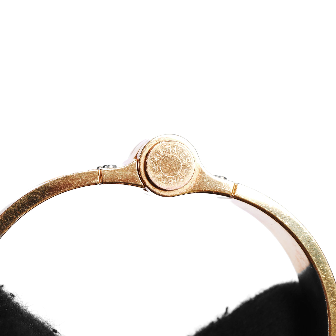 Pre-Owned Hermès Hinged Gold-Tone Bracelet 69268320