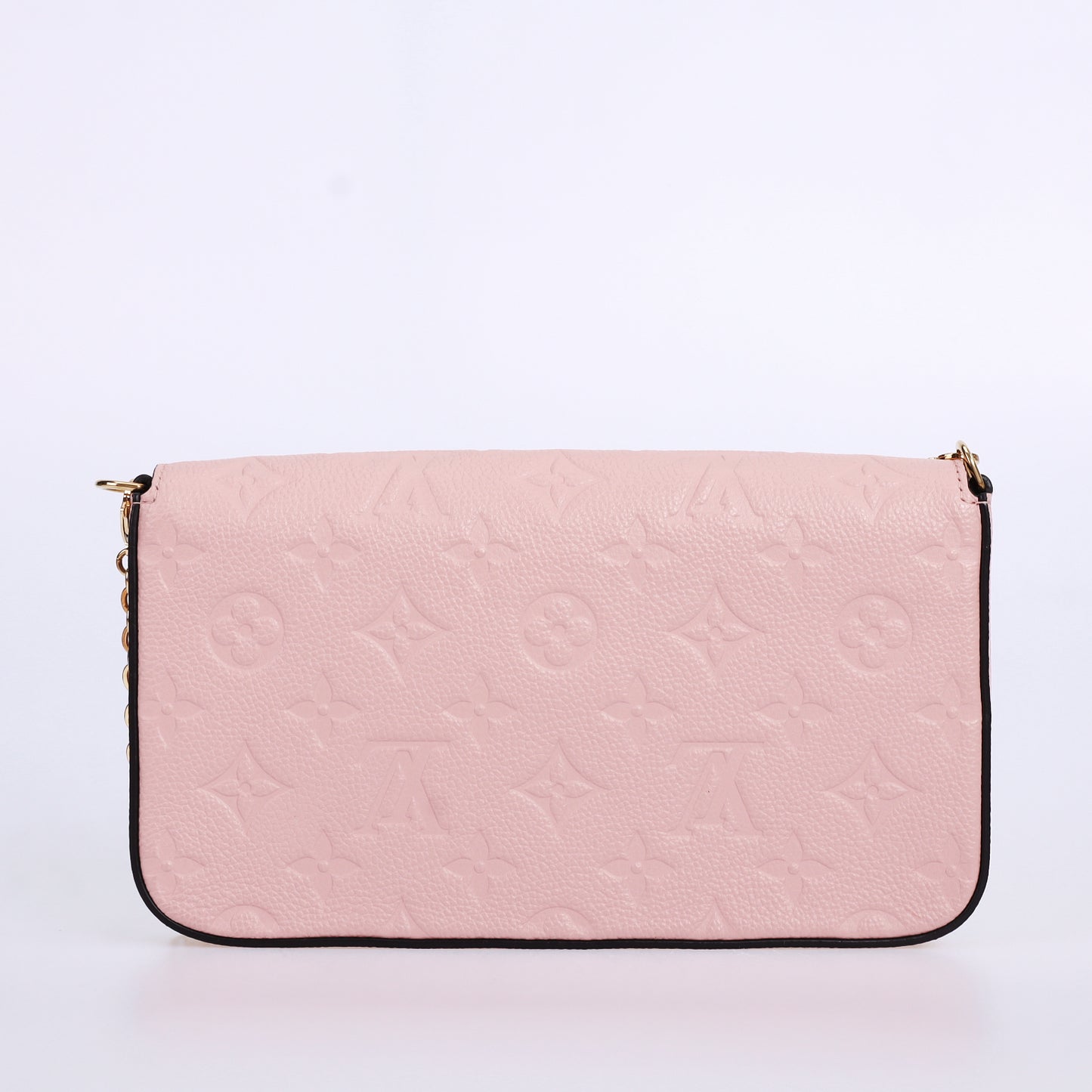 Pre-Owned Louis Vuitton Pochette Félicie Pink Empreinte Calfskin Wallet on Chain 69488887
