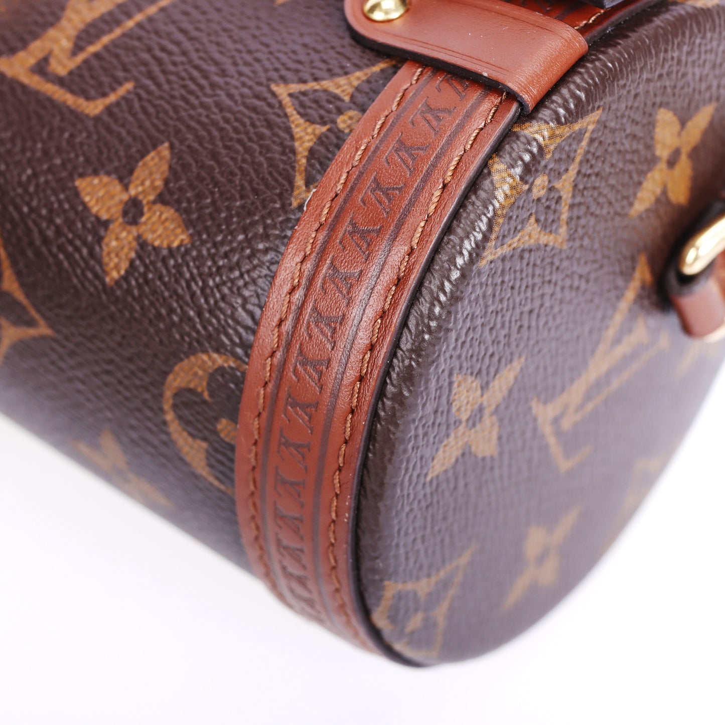 Pre-Owned Louis Vuitton Papillon Trunk Brown Coated Canvas Crossbody Bag 69718696 L