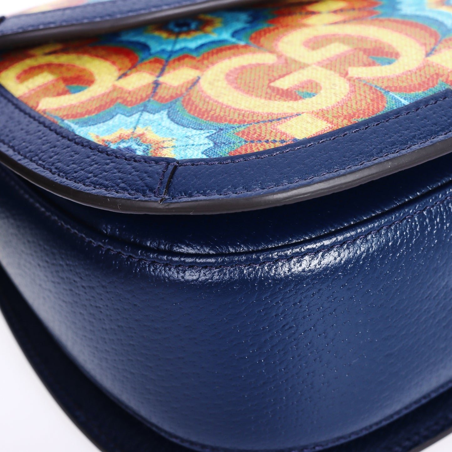 Pre-Owned Gucci Bamboo 1947 Multicolor Coated Canvas Shoulder Bag 69936046