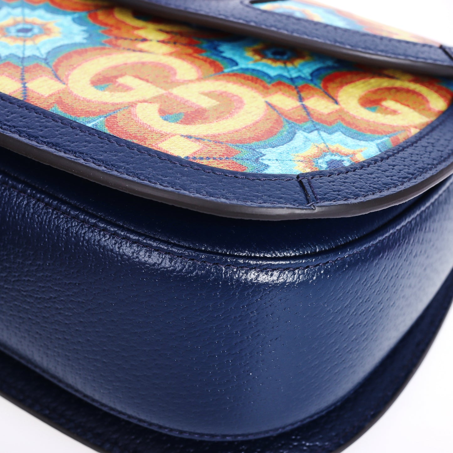 Pre-Owned Gucci Bamboo 1947 Multicolor Coated Canvas Shoulder Bag 69936046