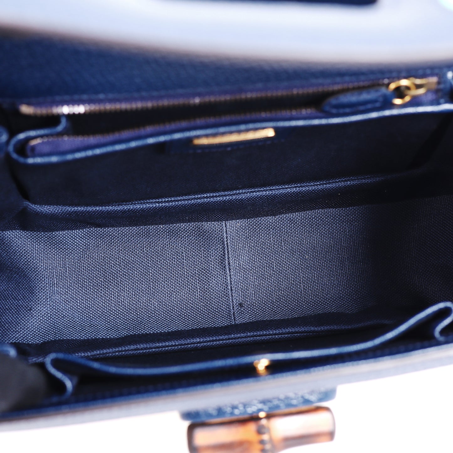 Pre-Owned Gucci Bamboo 1947 Multicolor Coated Canvas Shoulder Bag 69936046