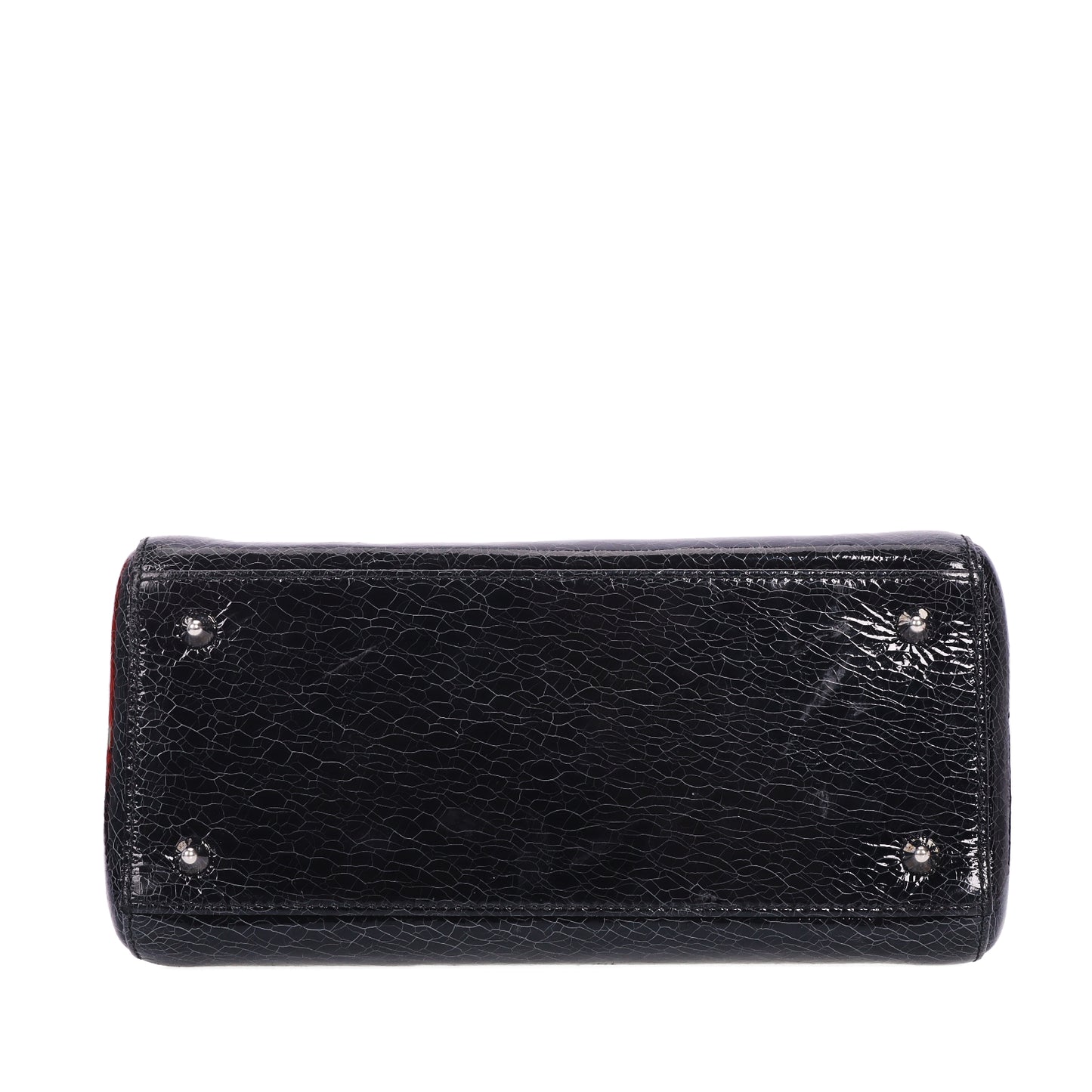 Pre-Owned Dior Lady Dior Medium Size Black Calfskin Shoulder Bag 71832803 C