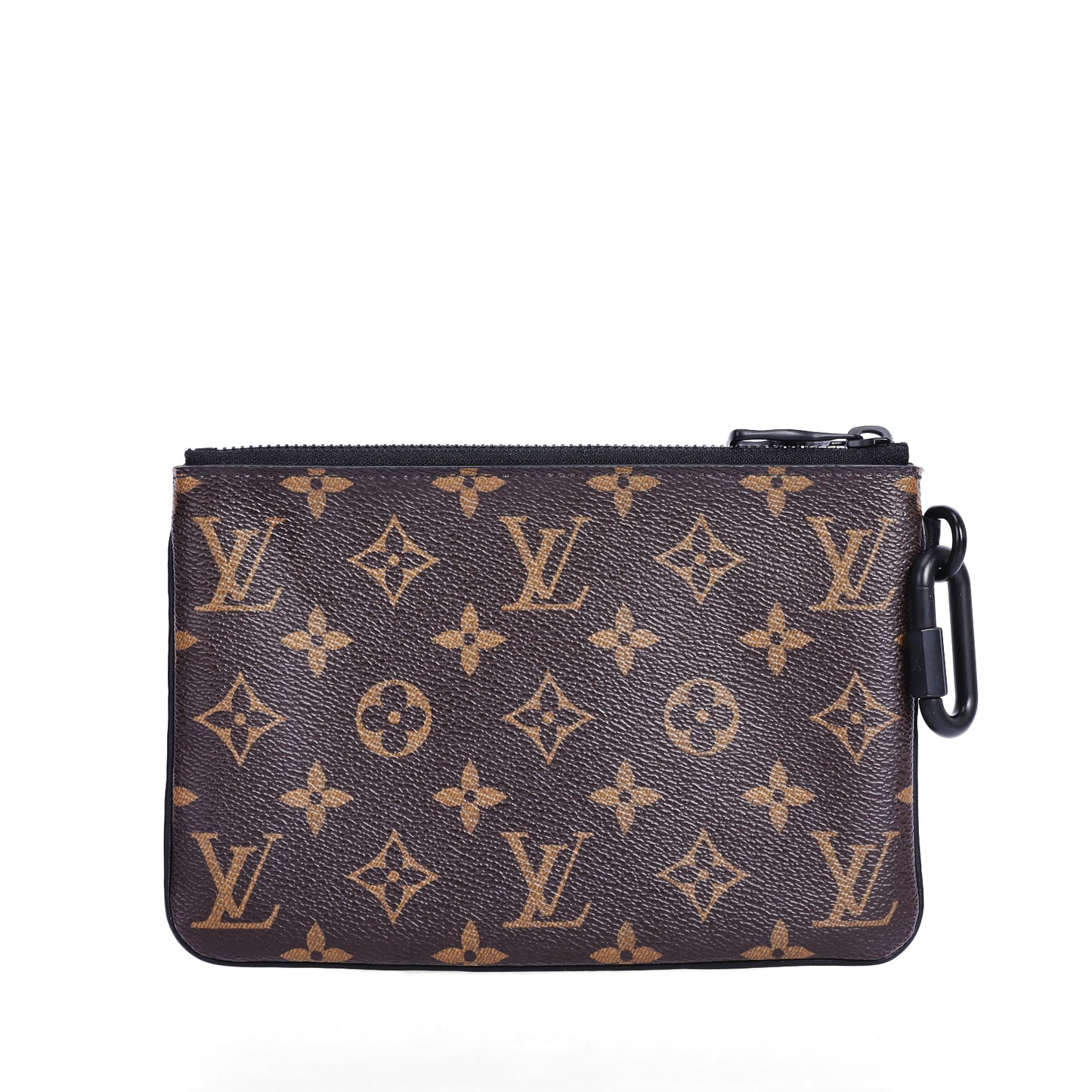 Pre-Owned Louis Vuitton POCHETTE VOYAGE Brown Monogram Coated Canvas Clutch 74695326