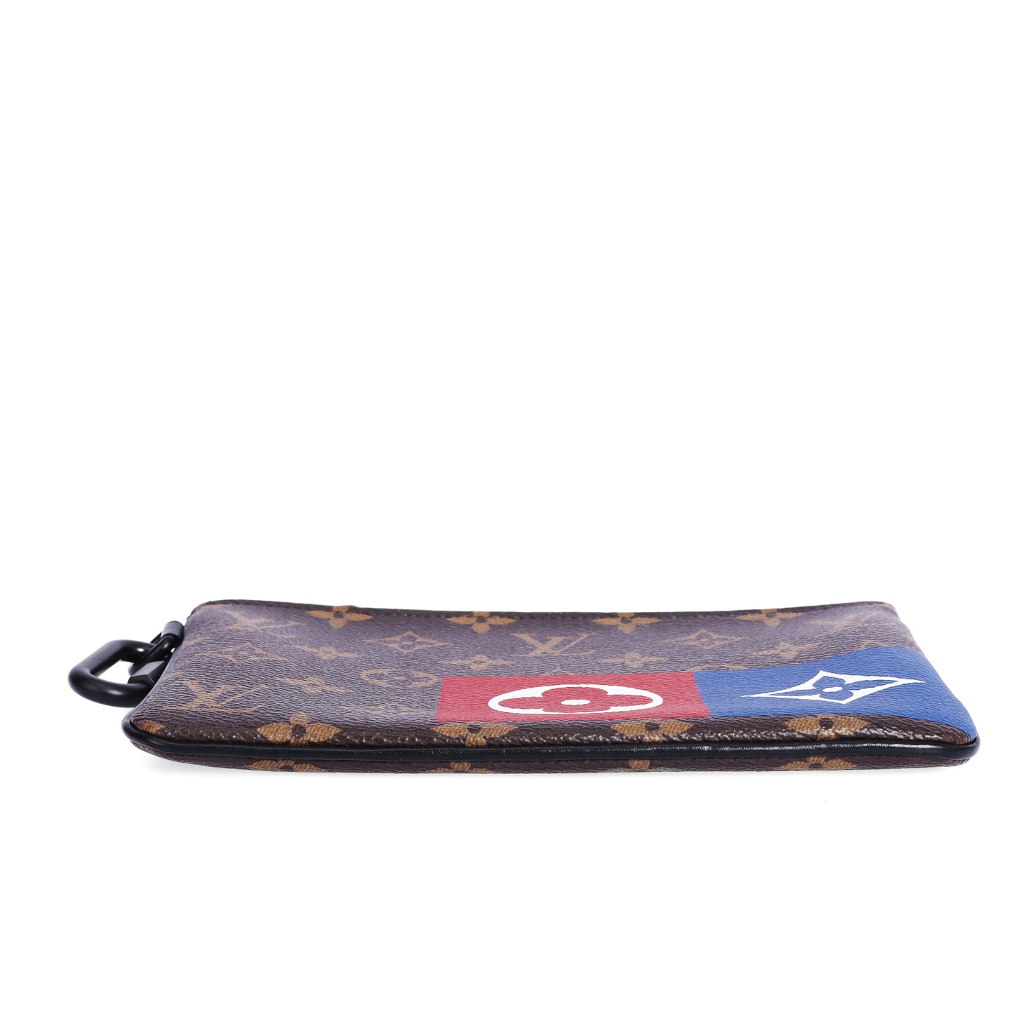 Pre-Owned Louis Vuitton POCHETTE VOYAGE Brown Monogram Coated Canvas Clutch 74695326