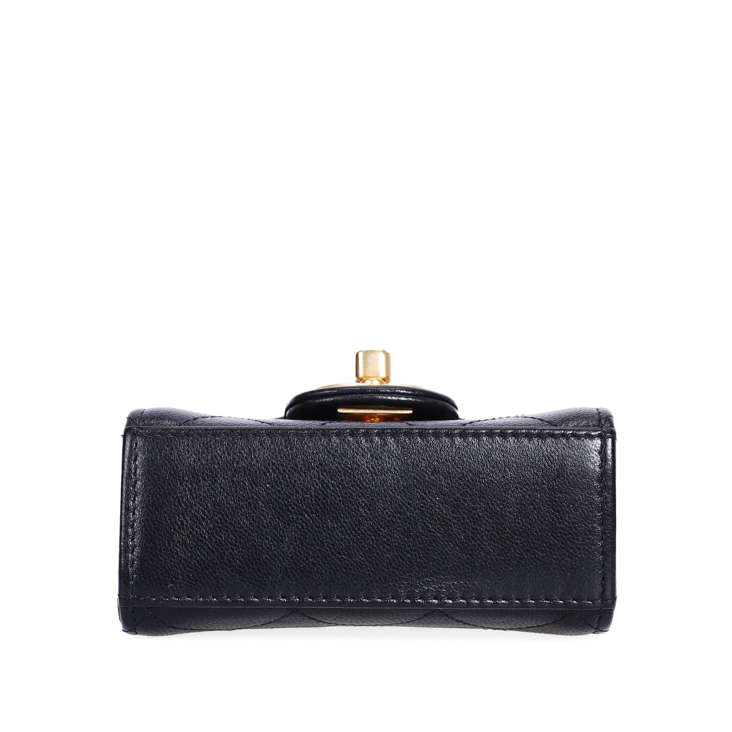 Pre-owned CHANEL Chic Pearls Black Quilted Calfskin Crossbody Bag 75337744 L