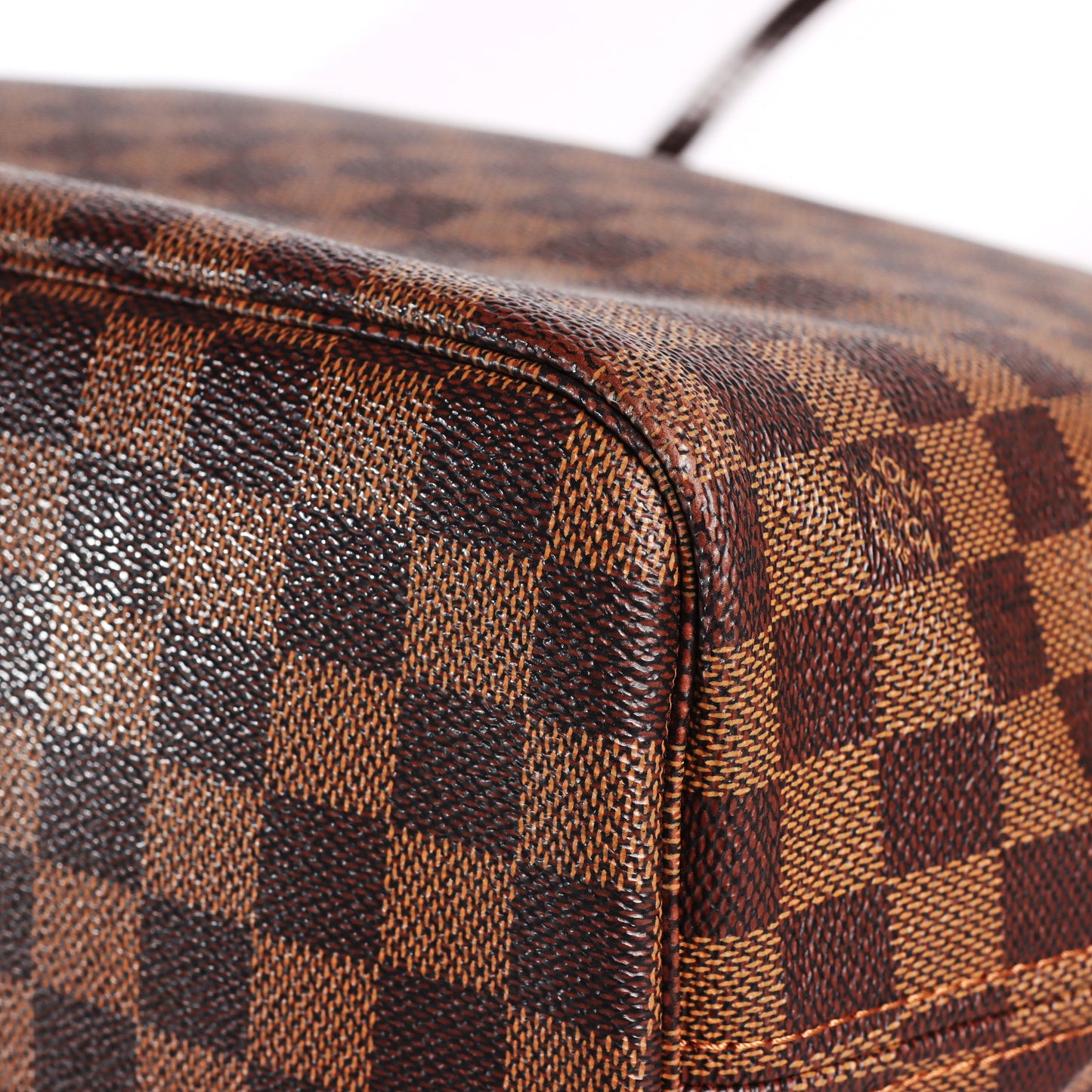 Pre-Owned Louis Vuitton Neverfull Brown Monogram Coated Canvas Top Handle Bag 75763006