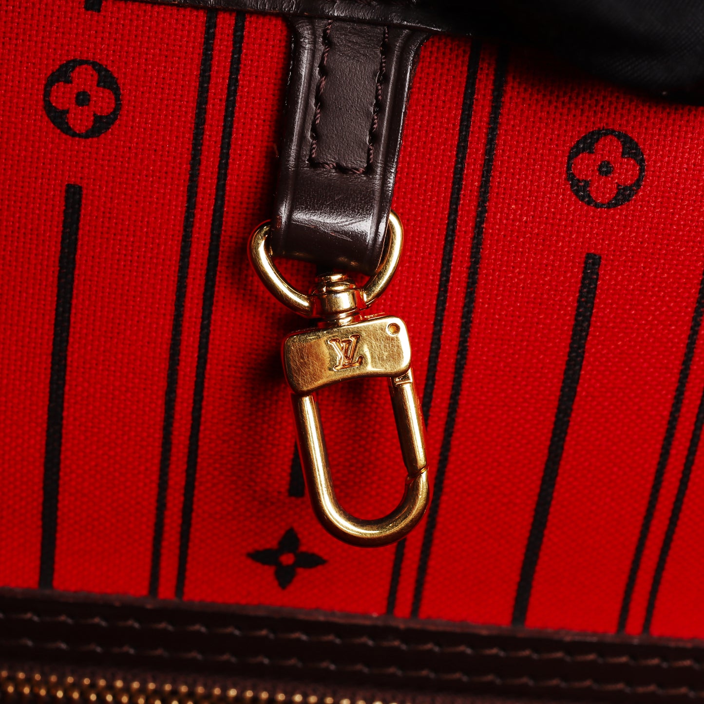 Pre-Owned Louis Vuitton Neverfull Brown Monogram Coated Canvas Top Handle Bag 75763006