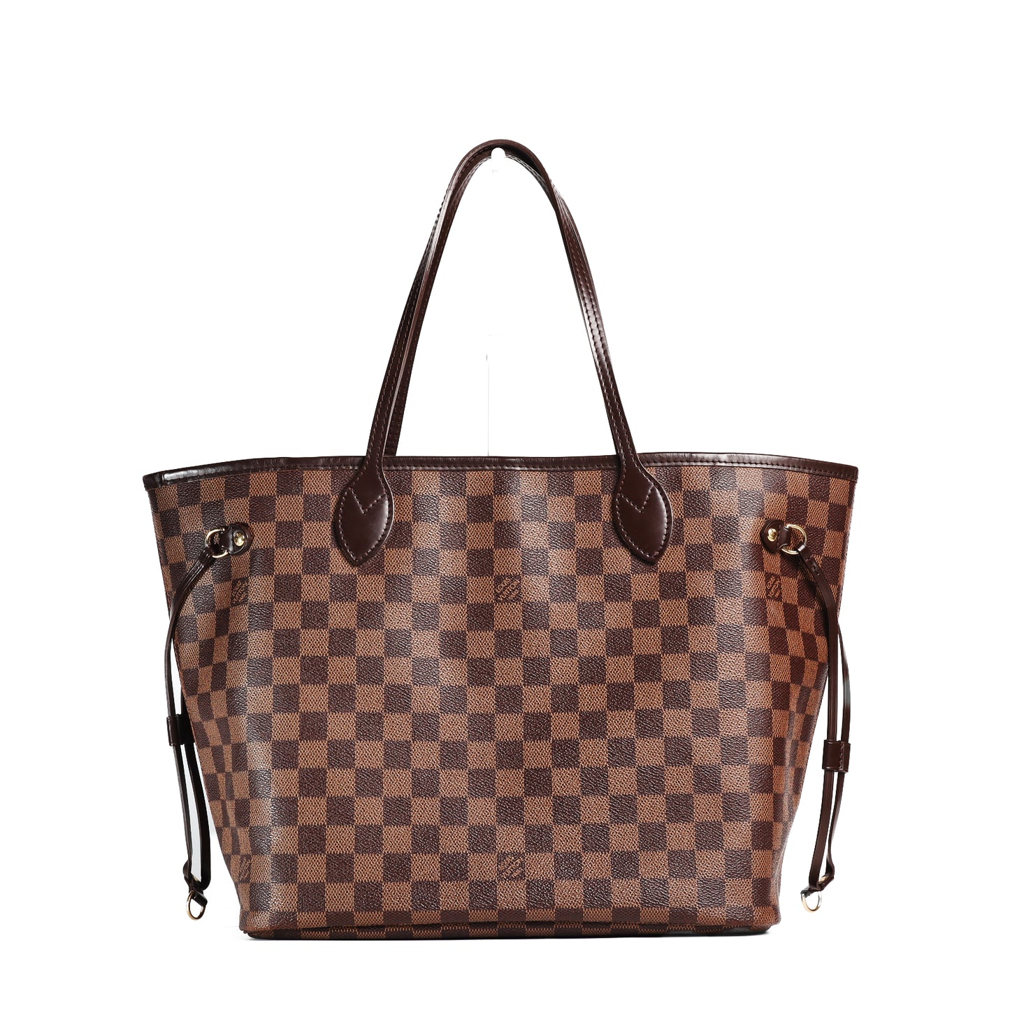 Pre-Owned Louis Vuitton Neverfull Brown Monogram Coated Canvas Top Handle Bag 75763006