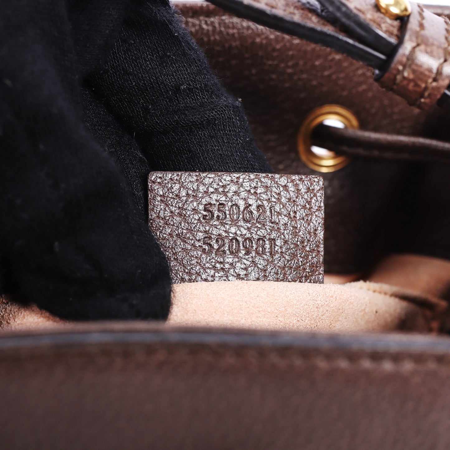 Pre-Owned Gucci Ophidia Bucket GG Supreme Brown Coated Canvas Shoulder Bag 78377362