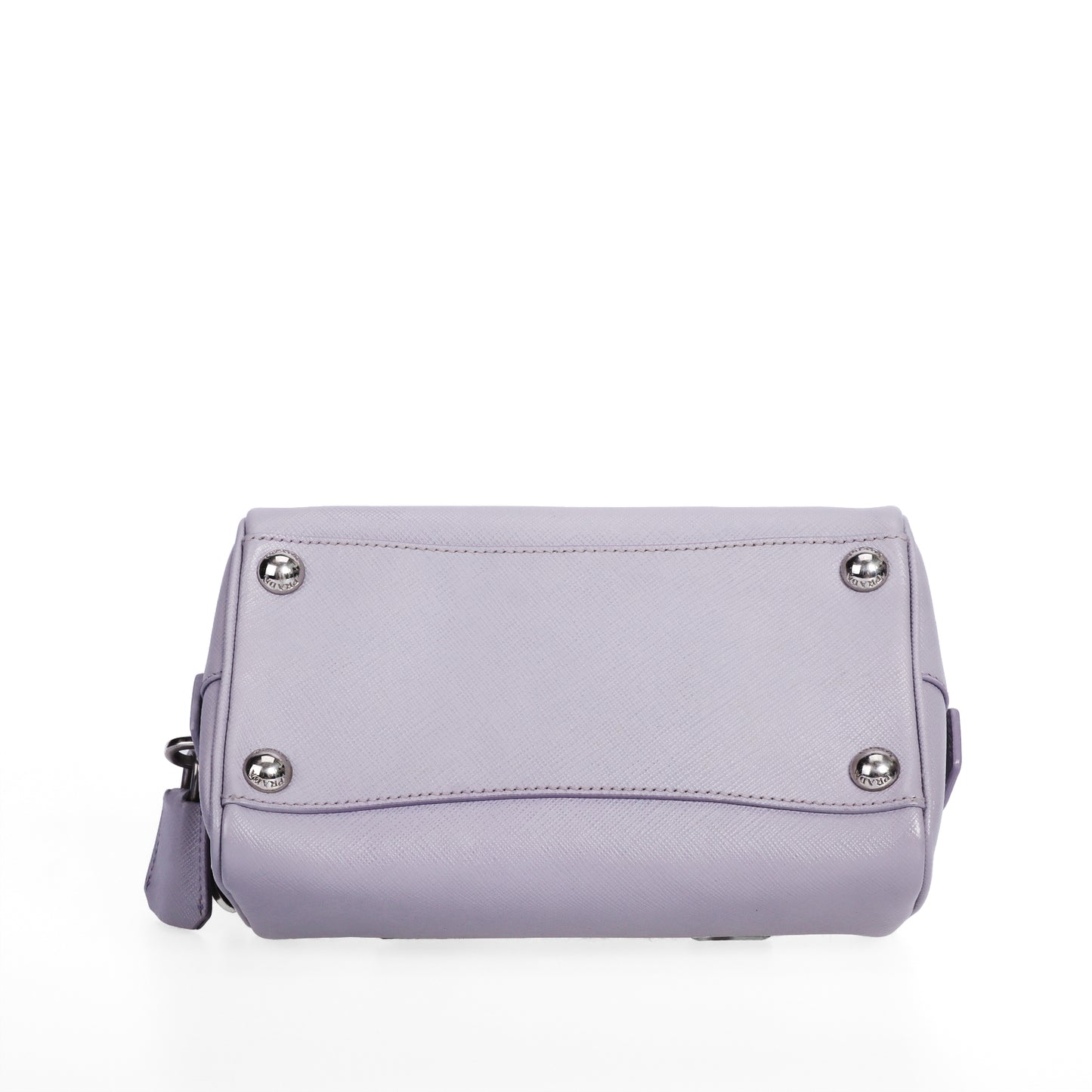 Pre-Owned Prada Boston Violet Calfskin Shoulder Bag 78930527