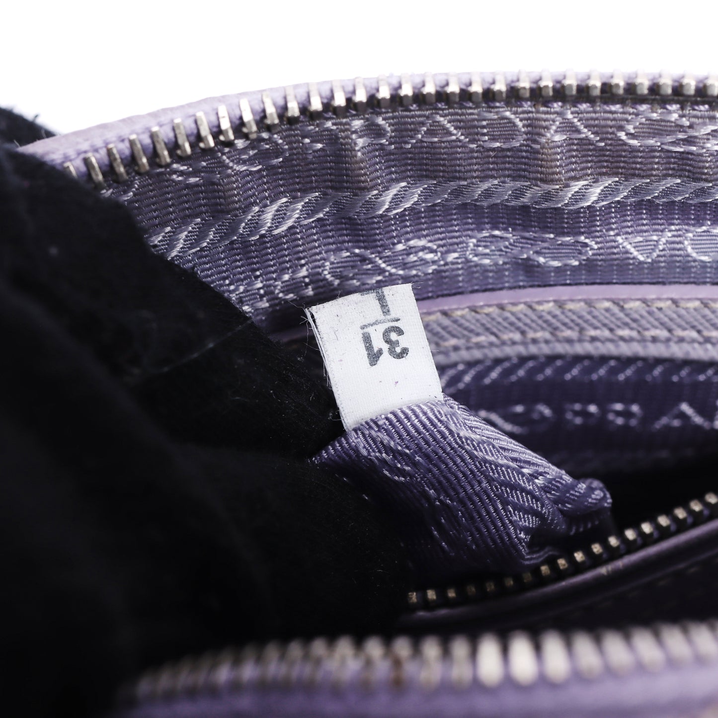 Pre-Owned Prada Boston Violet Calfskin Shoulder Bag 78930527