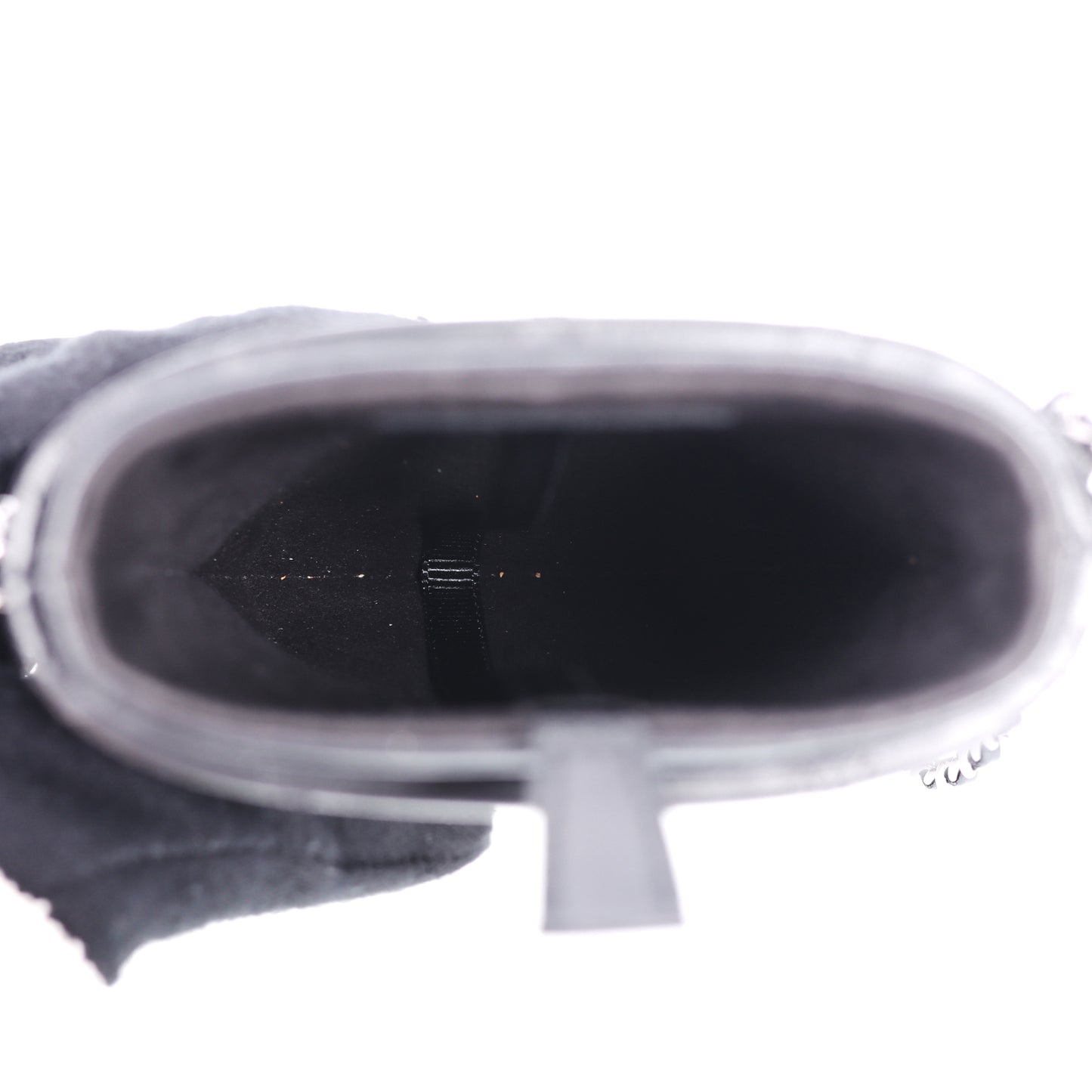 Pre-Owned Chanel Quilted Black Calfskin Leather Chain Phone Bag  80364232