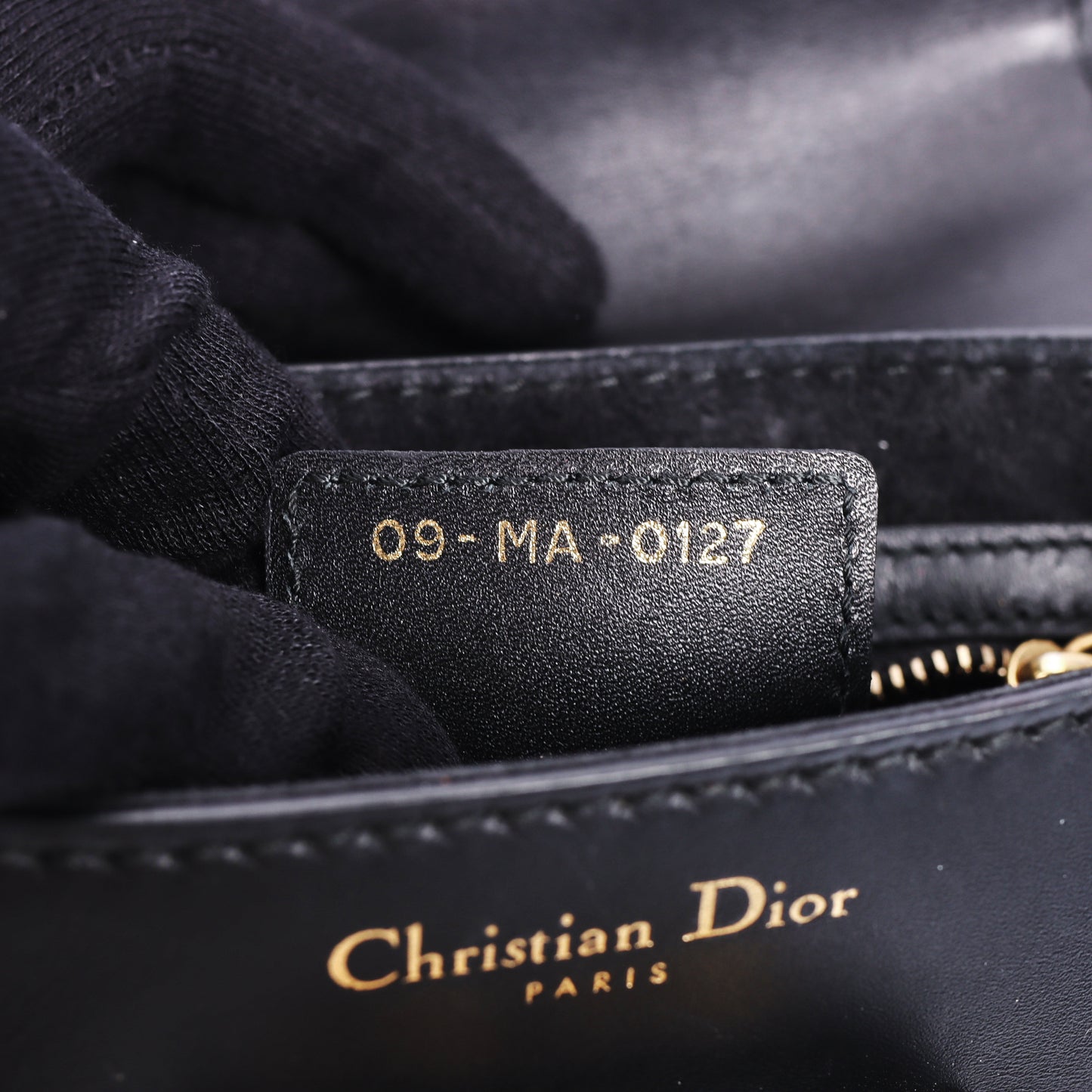 Pre-Owned Christian Dior D-Fence Black Calfskin Shoulder Bag 80418728