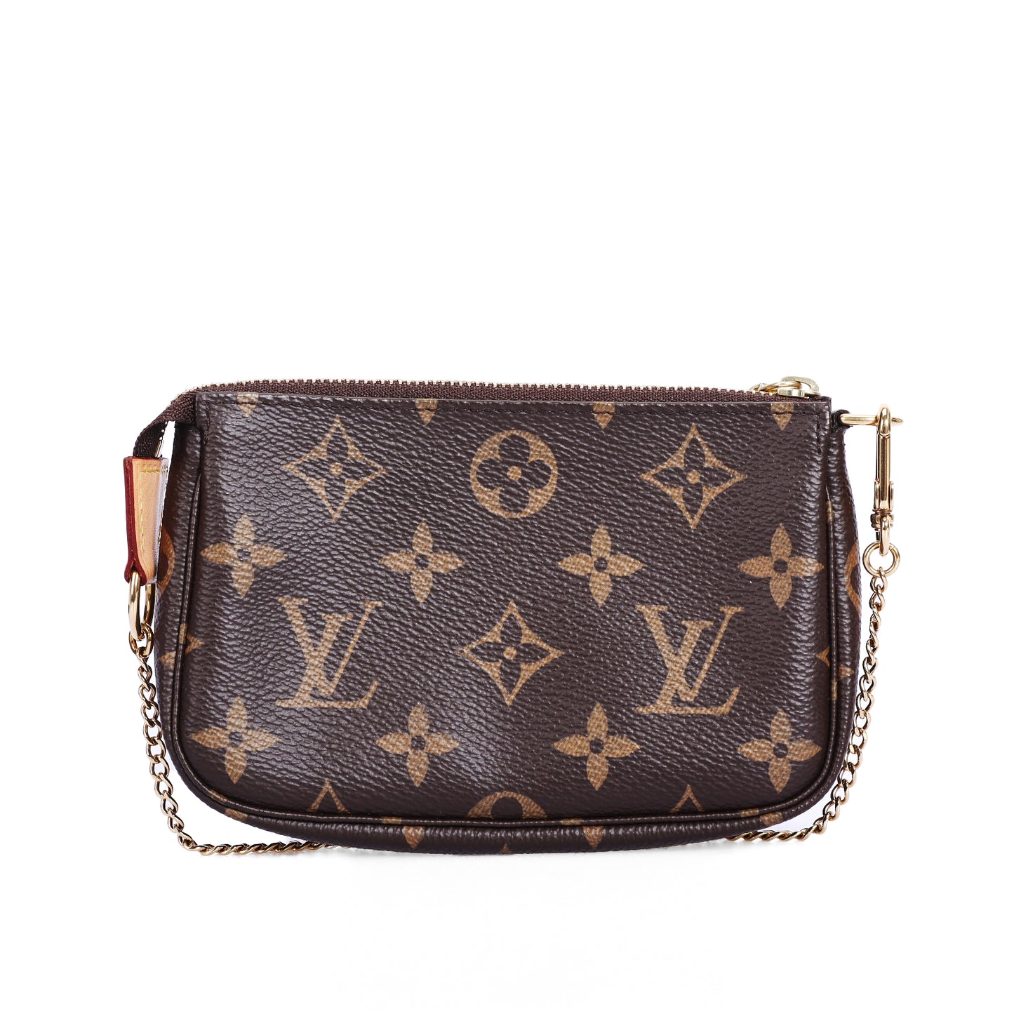 Pre-Owned Louis Vuitton  Pochette Accessoires Brown Damier Ebene Coated Canvas Small Leather Goods  83299268