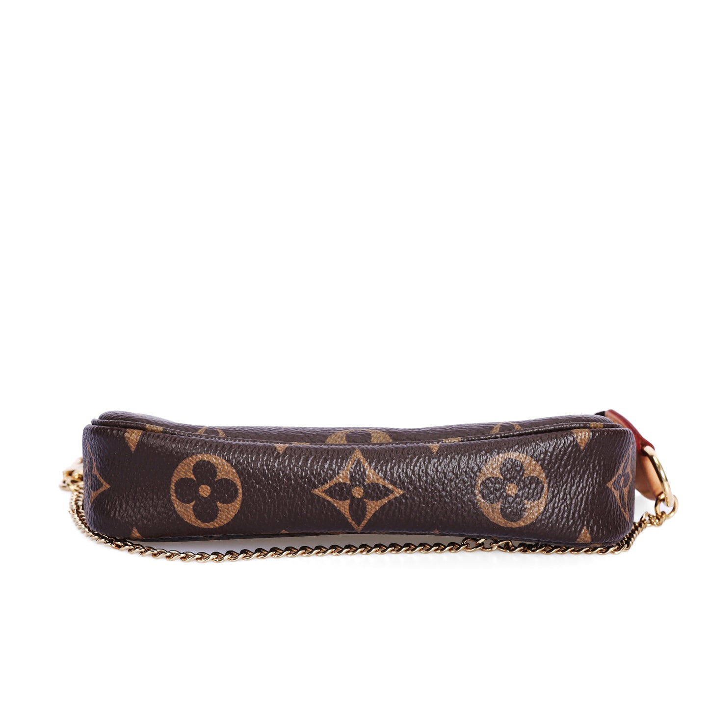 Pre-Owned Louis Vuitton  Pochette Accessoires Brown Damier Ebene Coated Canvas Small Leather Goods  83299268