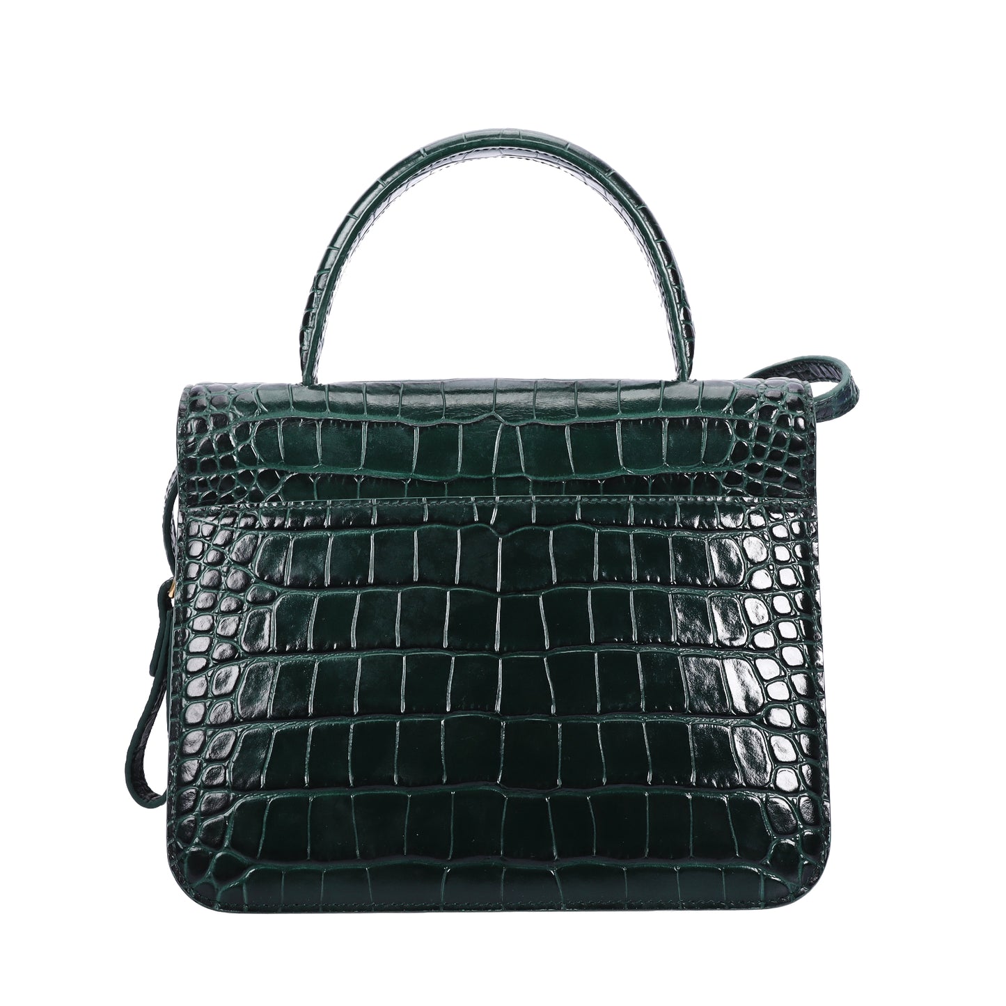 Pre-Owned Balenciaga Green Embossed Calfskin Crossbody Bag 83372362