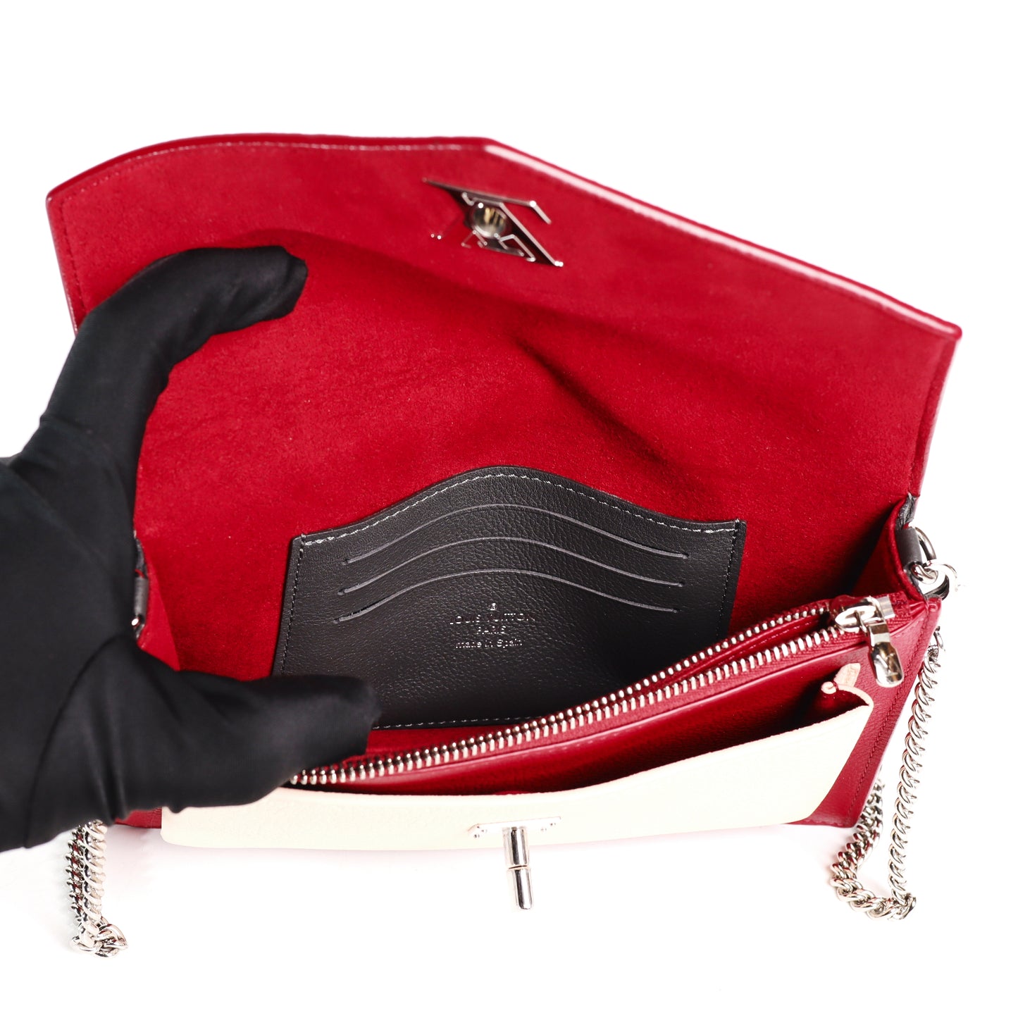 Pre-Owned Louis Vuitton  MyLockMe multicolor Calfskin Wallet on Chain 83434663