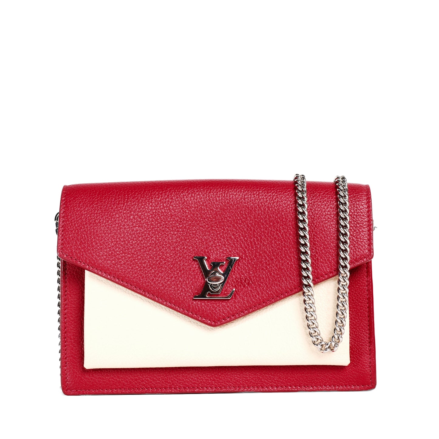 Pre-Owned Louis Vuitton  MyLockMe multicolor Calfskin Wallet on Chain 83434663