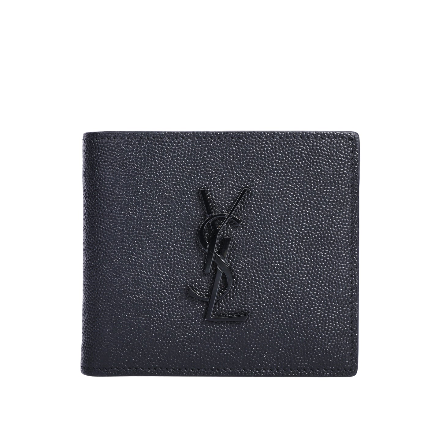 Pre-Owned Saint Laurent Monogram Black Calfskin Wallet 83654270