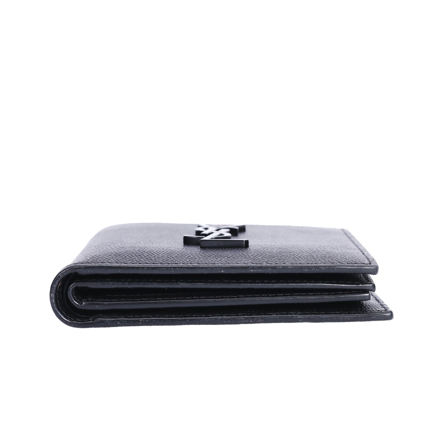 Pre-Owned Saint Laurent Monogram Black Calfskin Wallet 83654270