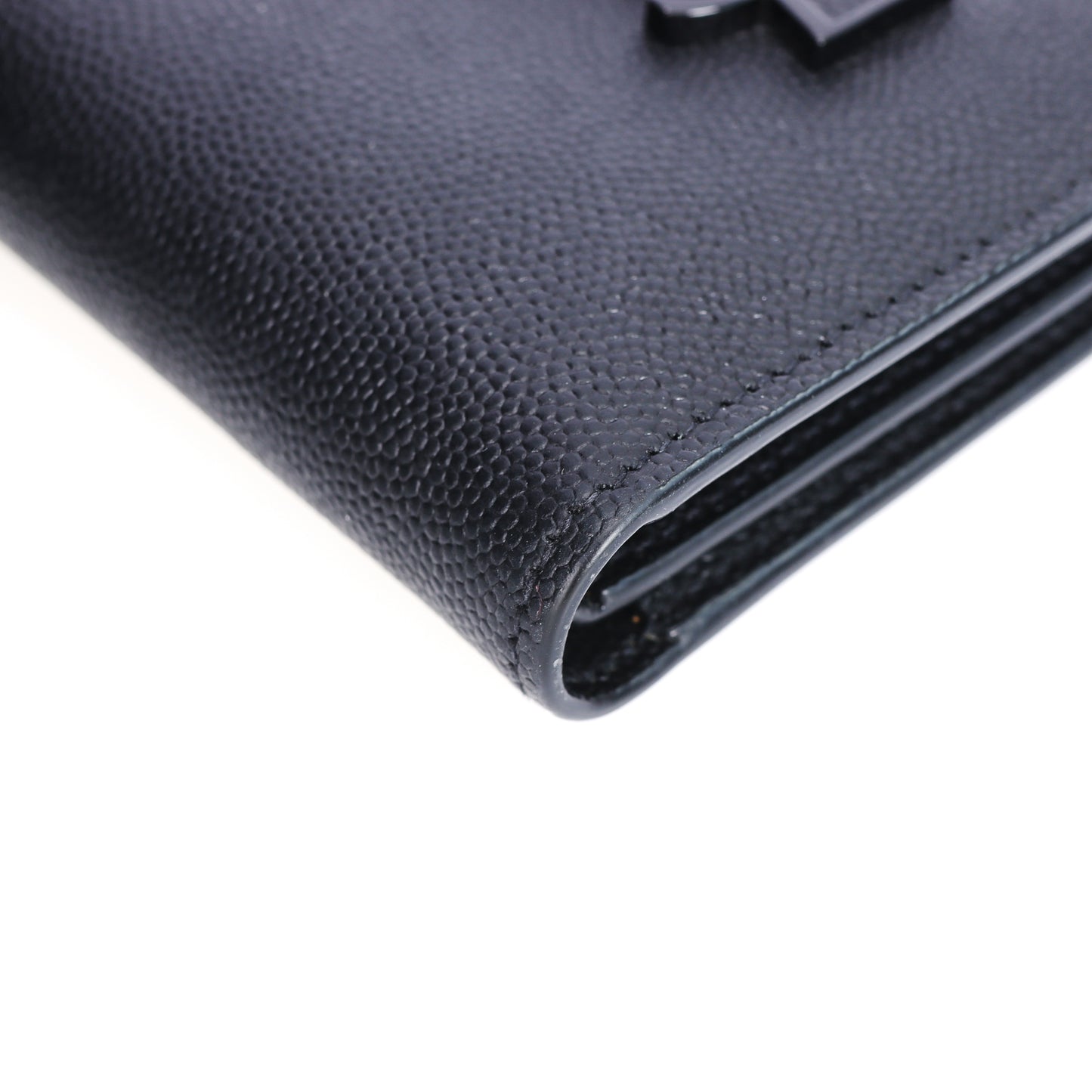 Pre-Owned Saint Laurent Monogram Black Calfskin Wallet 83654270