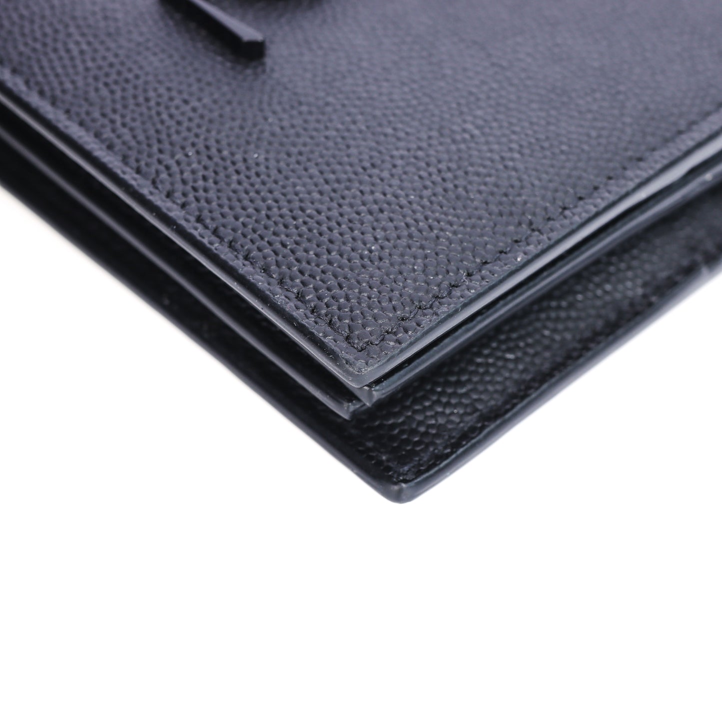 Pre-Owned Saint Laurent Monogram Black Calfskin Wallet 83654270