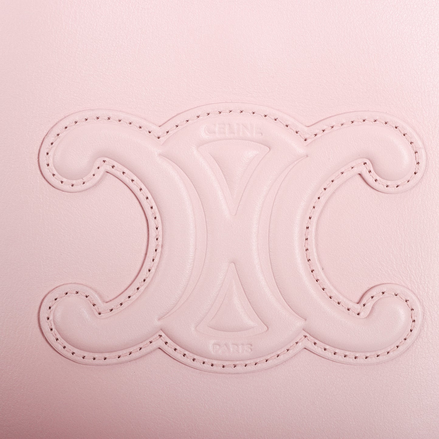 Pre-Owned CELINE Cuir Triomphe Pink Calfskin Crossbody Bag 84832104