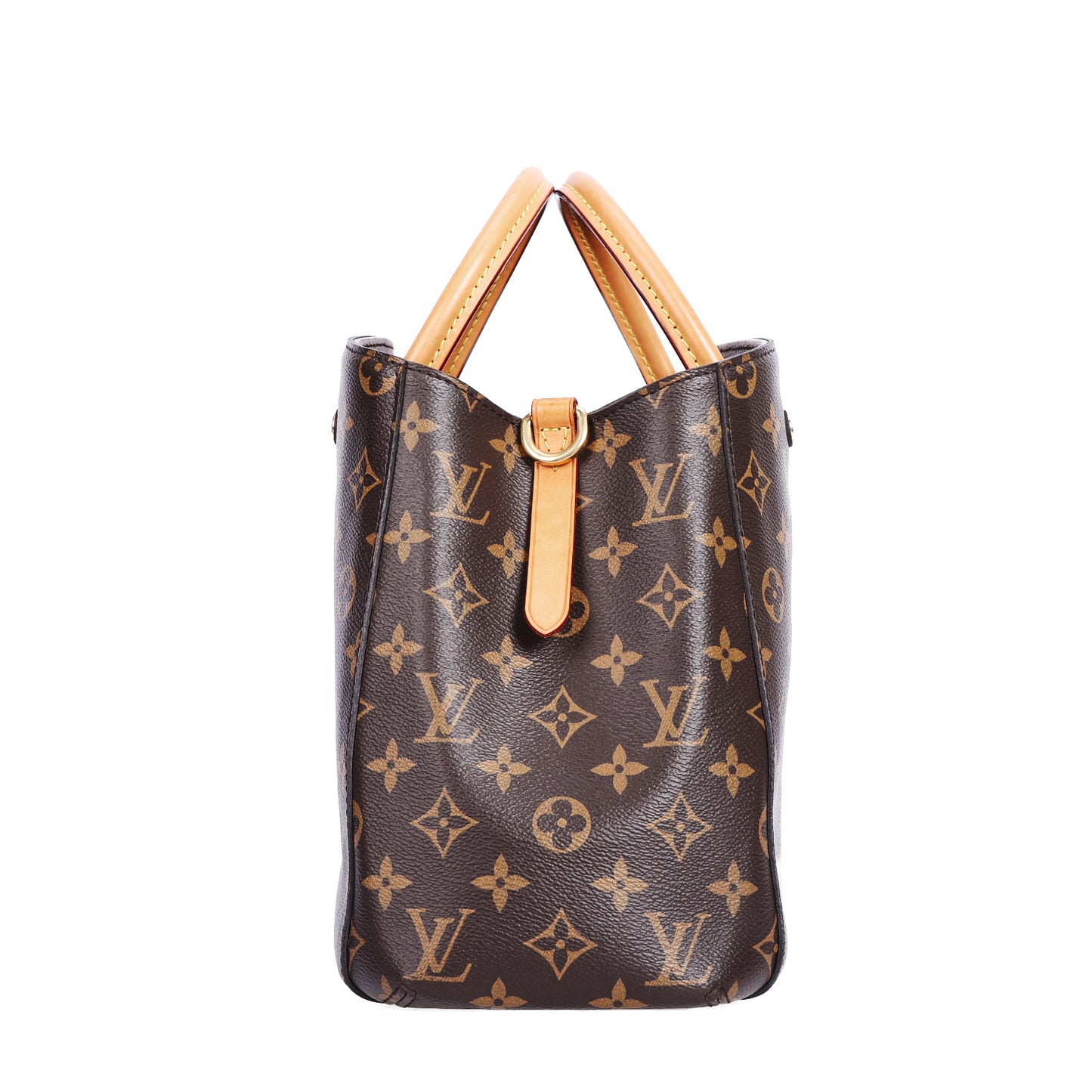 Pre-Owned Louis Vuitton Montaigne PM Brown Monogram Coated Canvas Shoulder Bag 84899562