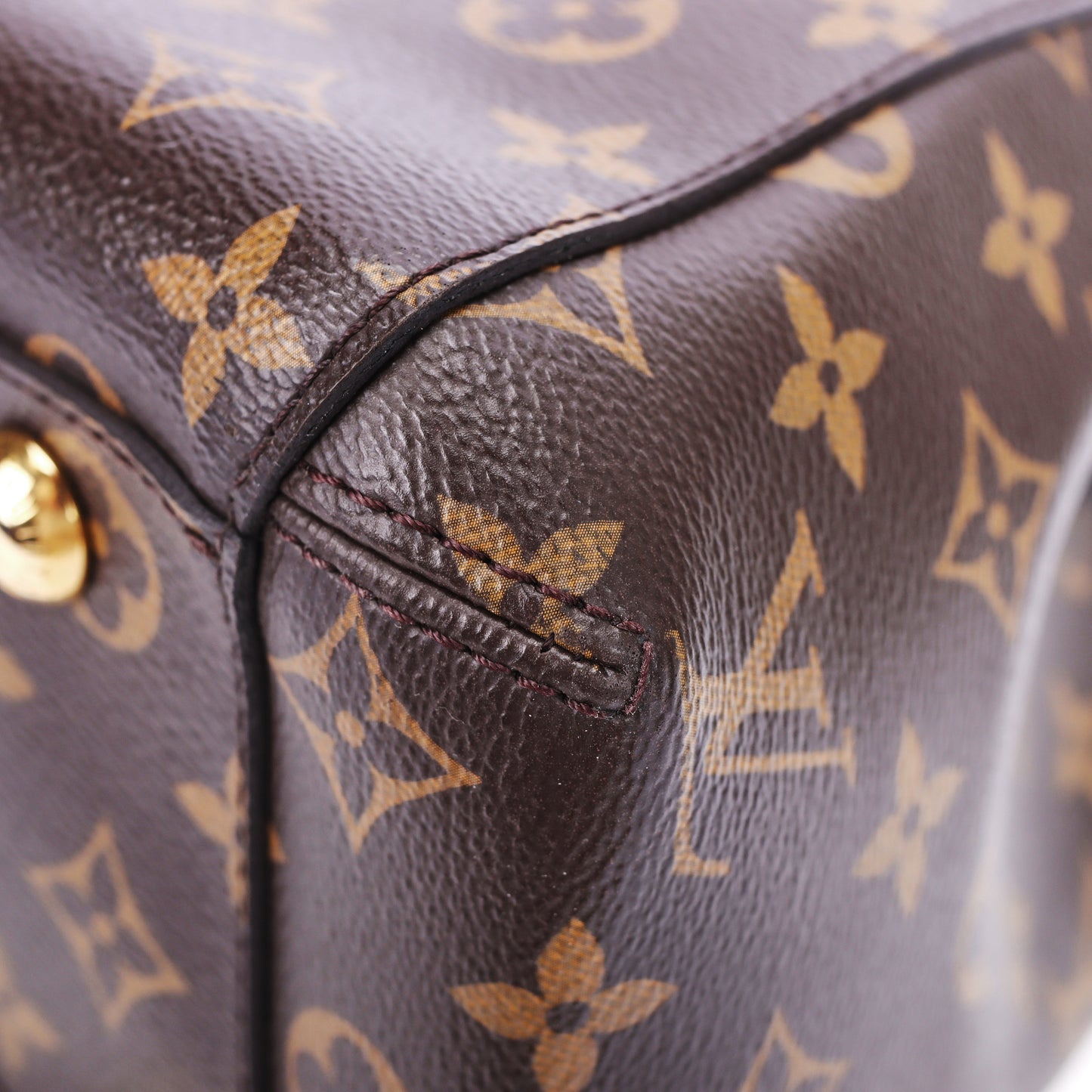 Pre-Owned Louis Vuitton Montaigne PM Brown Monogram Coated Canvas Shoulder Bag 84899562