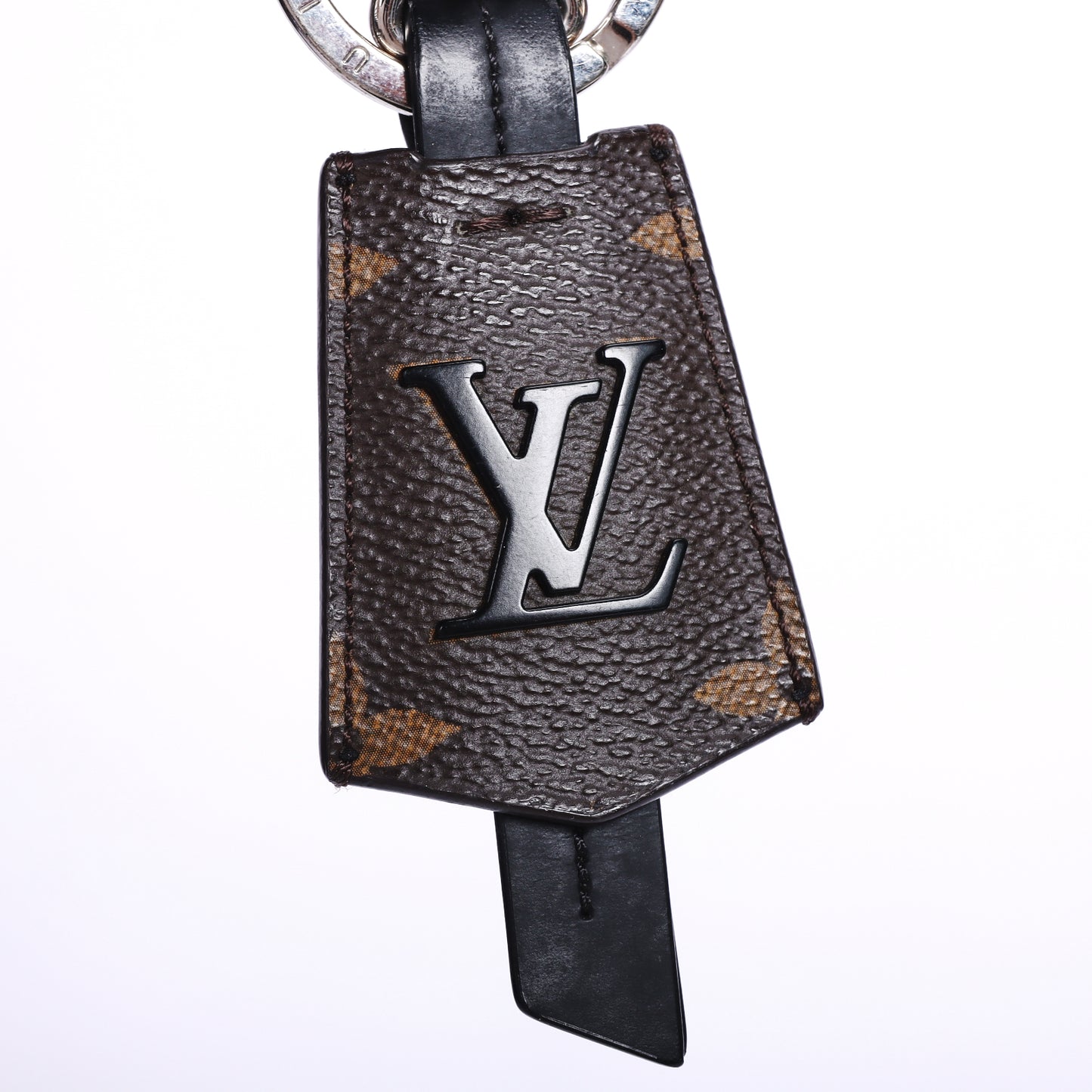 Pre-Owned Louis Vuitton Brown Coated Canvas Bag Charm 85428336
