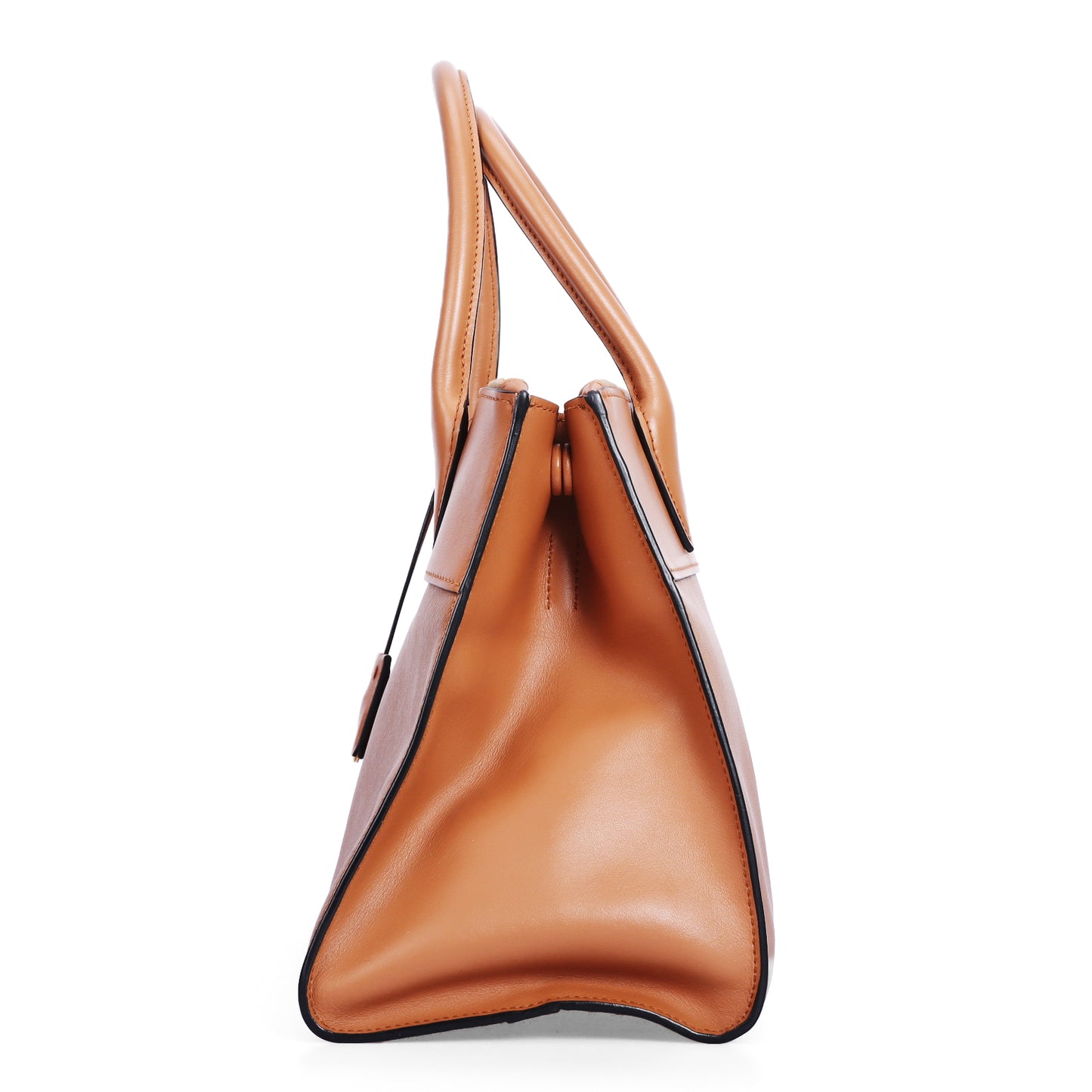 Pre-Owned Prada Paradigme Brown Calfskin Shoulder Bag 87662520