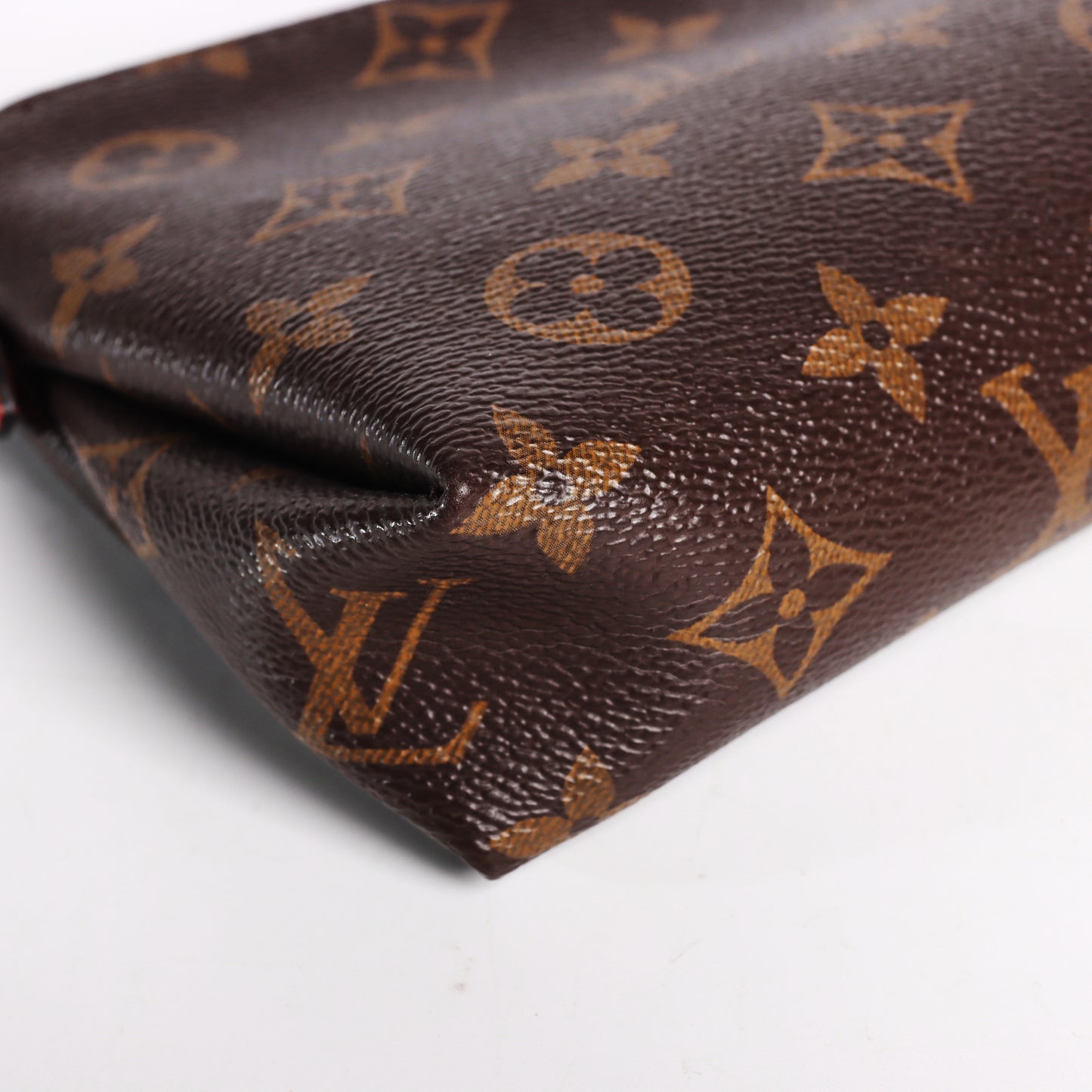 Pre-Owned Louis Vuitton Pallas Monogram Brown Coated Canvas Shoulder Bag 87741194