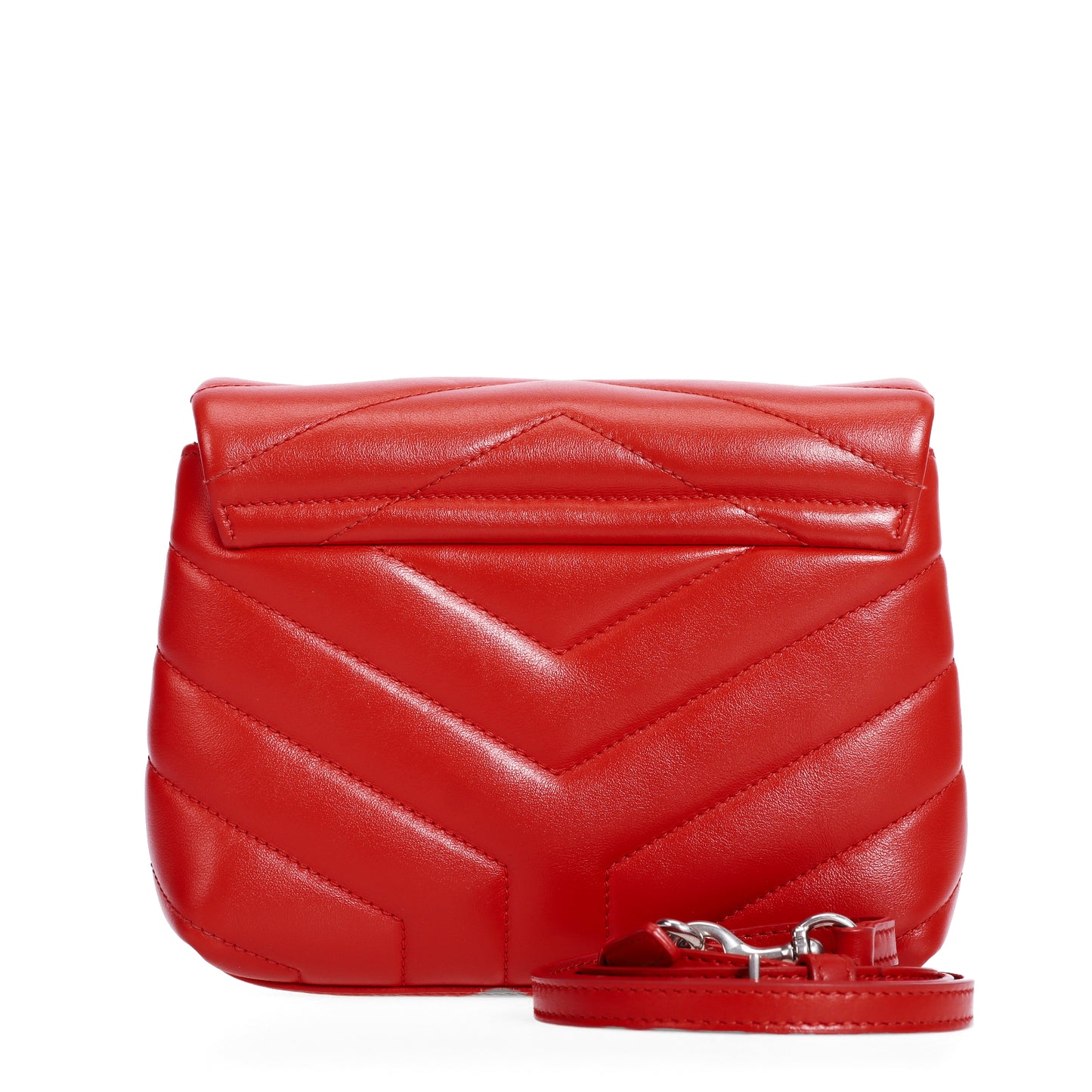 Pre-Owned Saint Laurent Orange-pink Calfskin Leather Envelope Crossbody Bag 87939479