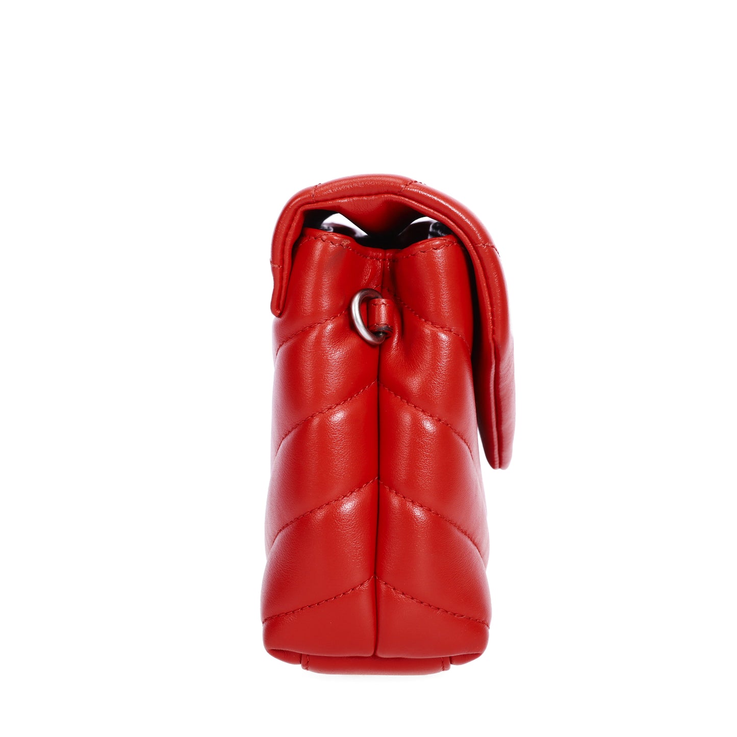 Pre-Owned Saint Laurent Orange-pink Calfskin Leather Envelope Crossbody Bag 87939479